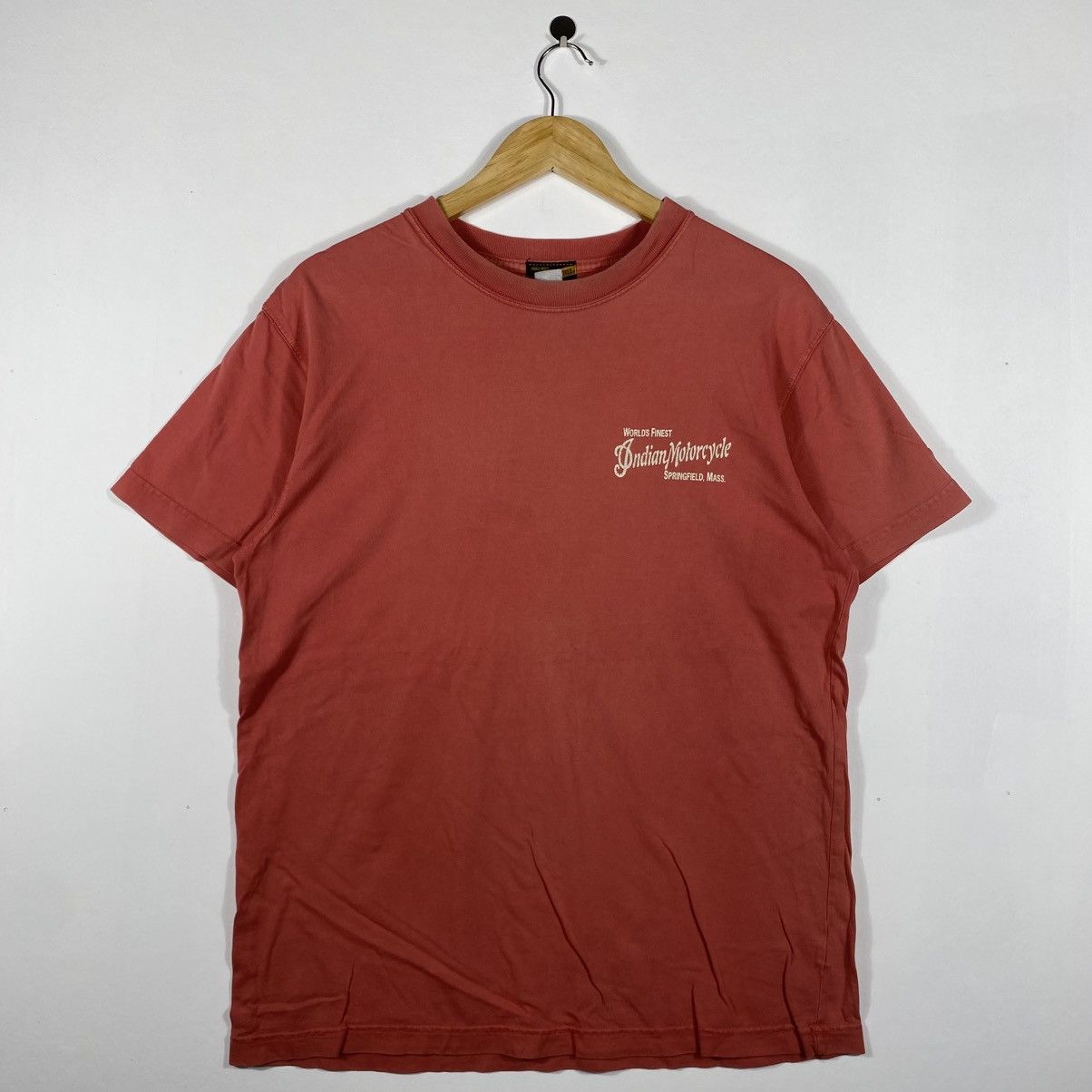 Indian Motorcycle Vintage INDIAN MOTORCYCLE Master Of The Road Faded Tee Shirt Size US L / EU 52-54 / 3 - 3 Thumbnail