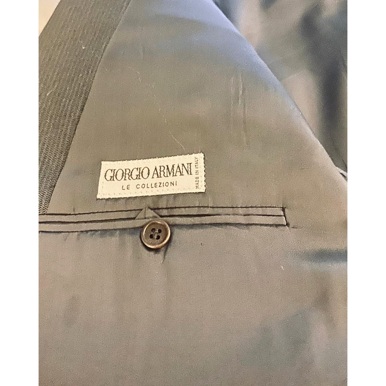 Giorgio Armani Vintage Giorgio Armani Le Collezioni Blazer Double Breasted Size 42R - 3 Thumbnail