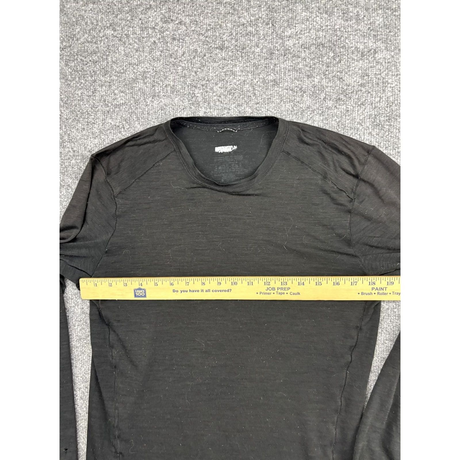Patagonia Patagonia Long Sleeve Shirt Mens Black Crewneck Base Layer Performance Outdoor Shirt Size US M / EU 48-50 / 2 - 4 Thumbnail