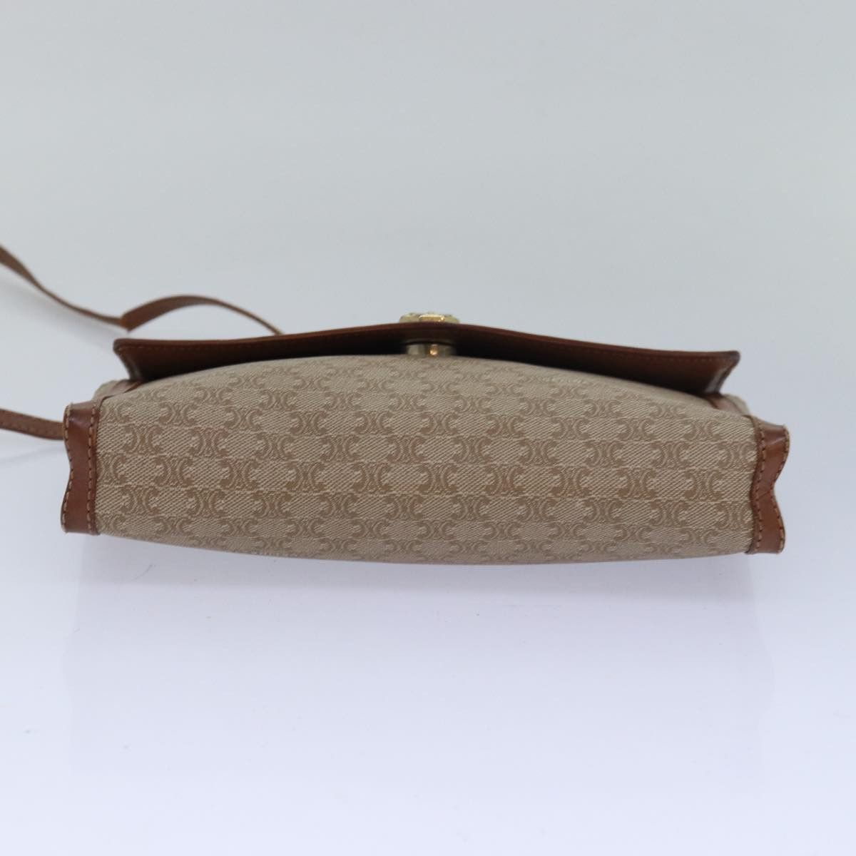 Celine CELINE Macadam Canvas Shoulder Bag Beige Size ONE SIZE - 5 Thumbnail