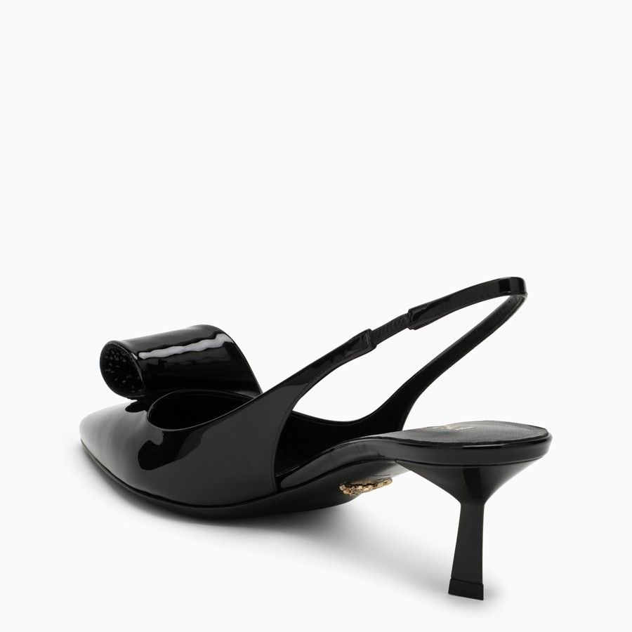 Prada o1d2blof0924 Leather Slingback in Black Size US 7.5 / IT 37.5 - 4 Thumbnail
