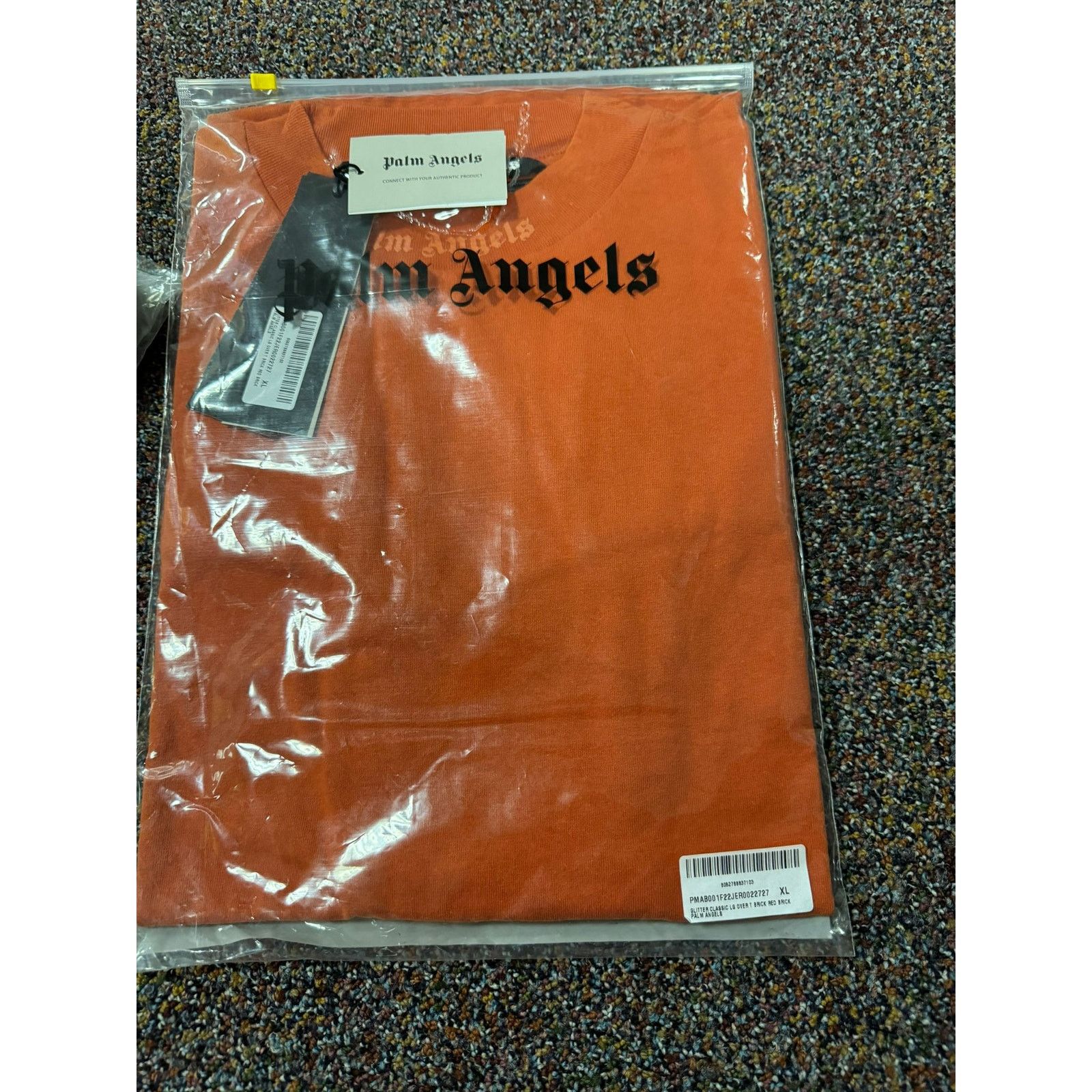 Palm Angels o1rshd1 Glitter Classic LG Over T-Shirt in Brick Red Size US XL / EU 56 / 4 - 6 Thumbnail
