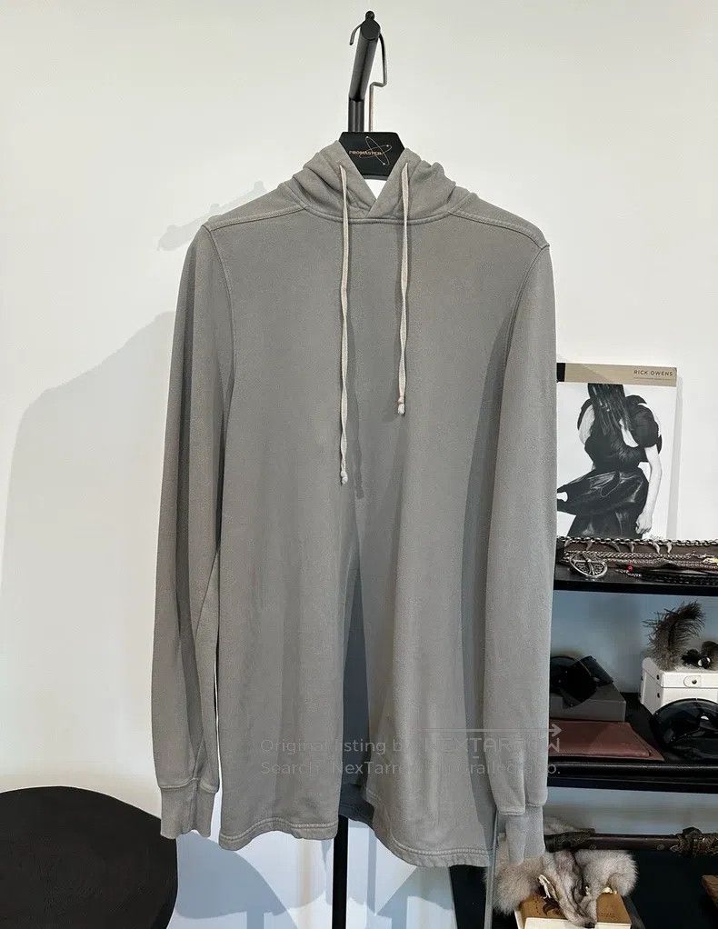 RICK OWENS Basic mid-length hoodie