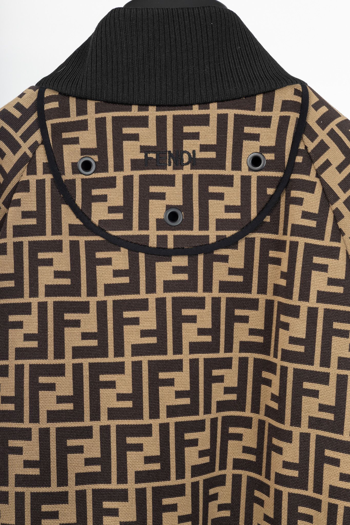Fendi Fendi SS/19 FF-Motif Jersey Oversized Bomber Jacket Size S / US 4 / IT 40 - 9 Thumbnail