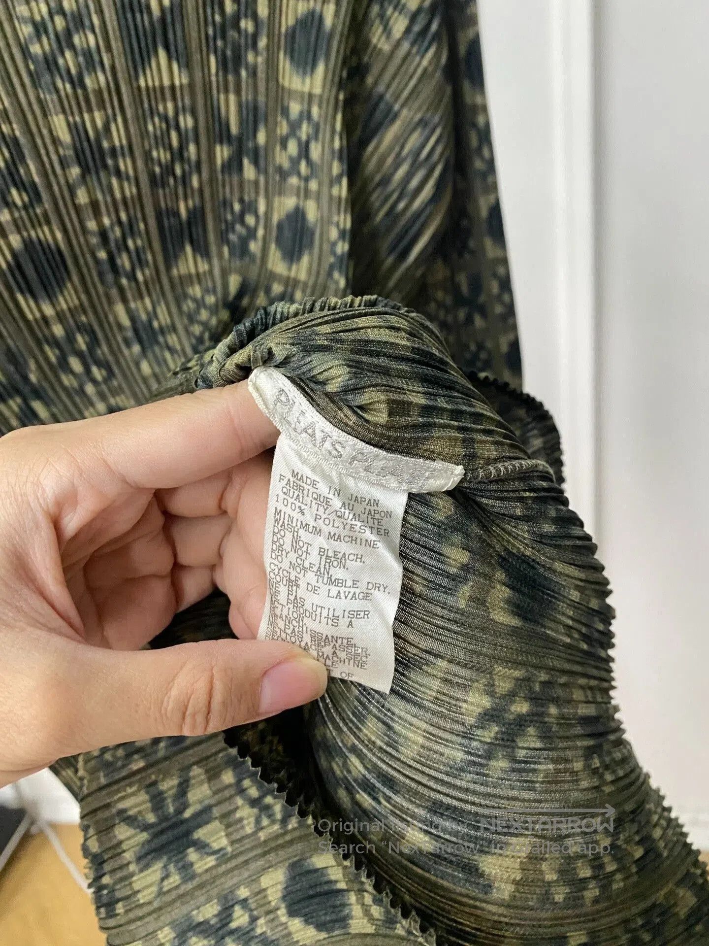 Pleats Please Issey Miyake Pleats Please Issey Miyake Printed Top. Size L / US 10 / IT 46 - 2 Thumbnail