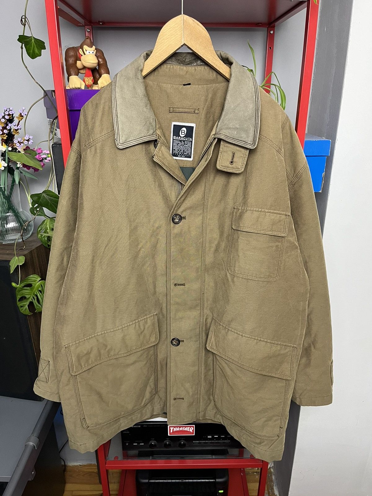 Baracuta × Vintage Vintage 00s Baracuta heavy insulated leather collar coat Size US L / EU 52-54 / 3 - 1 Thumbnail