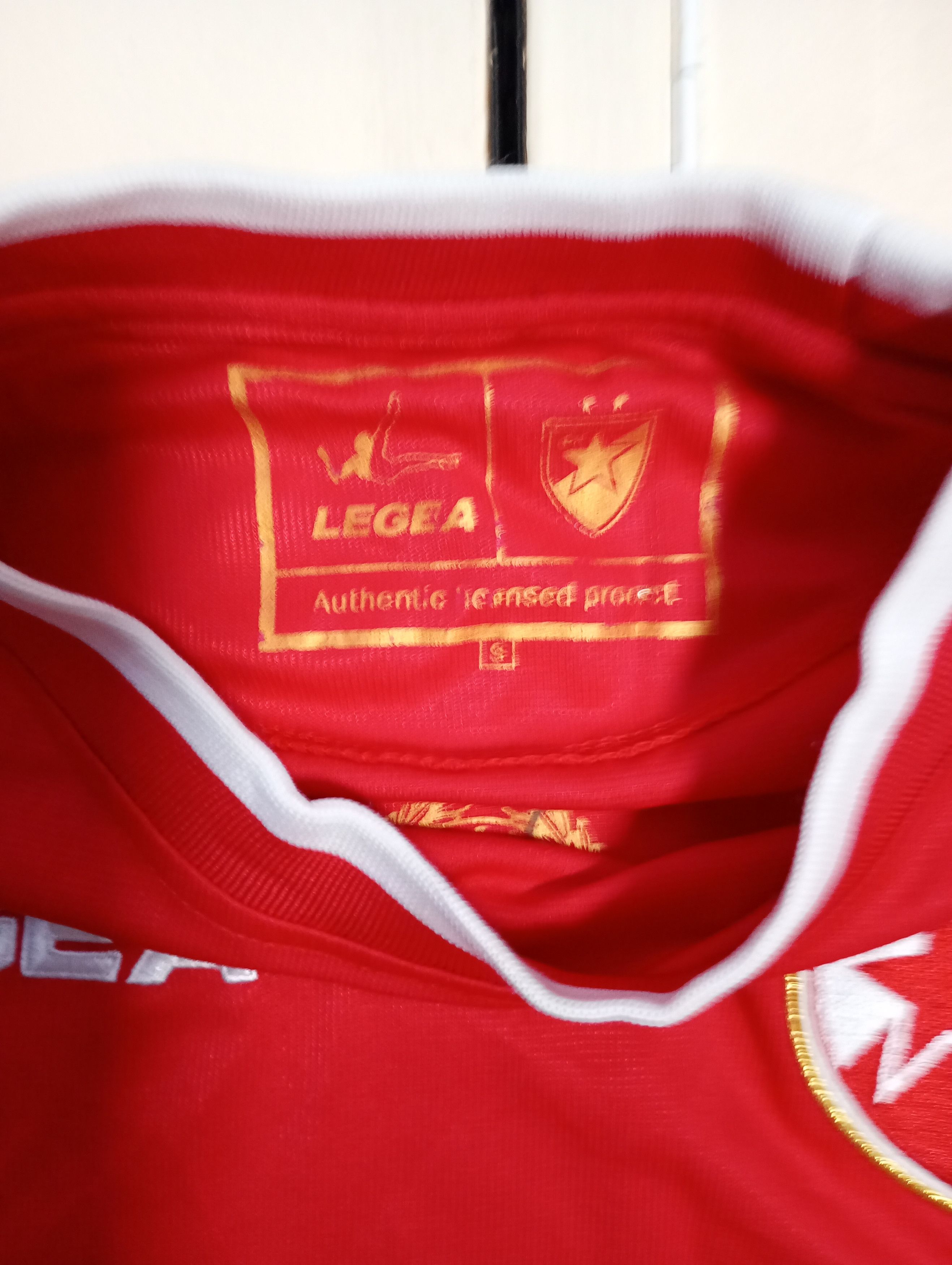 Vintage Red Star Belgrade Crvena Zvezda Legea Training Jersey Size US S / EU 44-46 / 1 - 9 Thumbnail