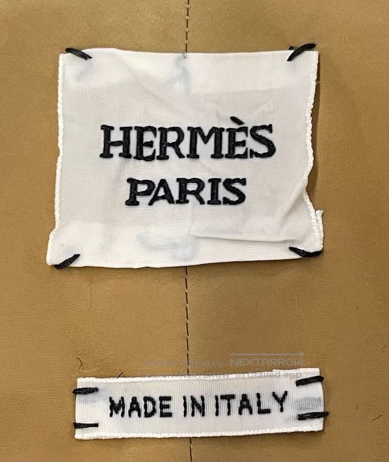 Hermes Hermes Solid Color, Zipper Closure, Diamond Quilted, 100% Size XS / US 0-2 / IT 36-38 - 5 Thumbnail
