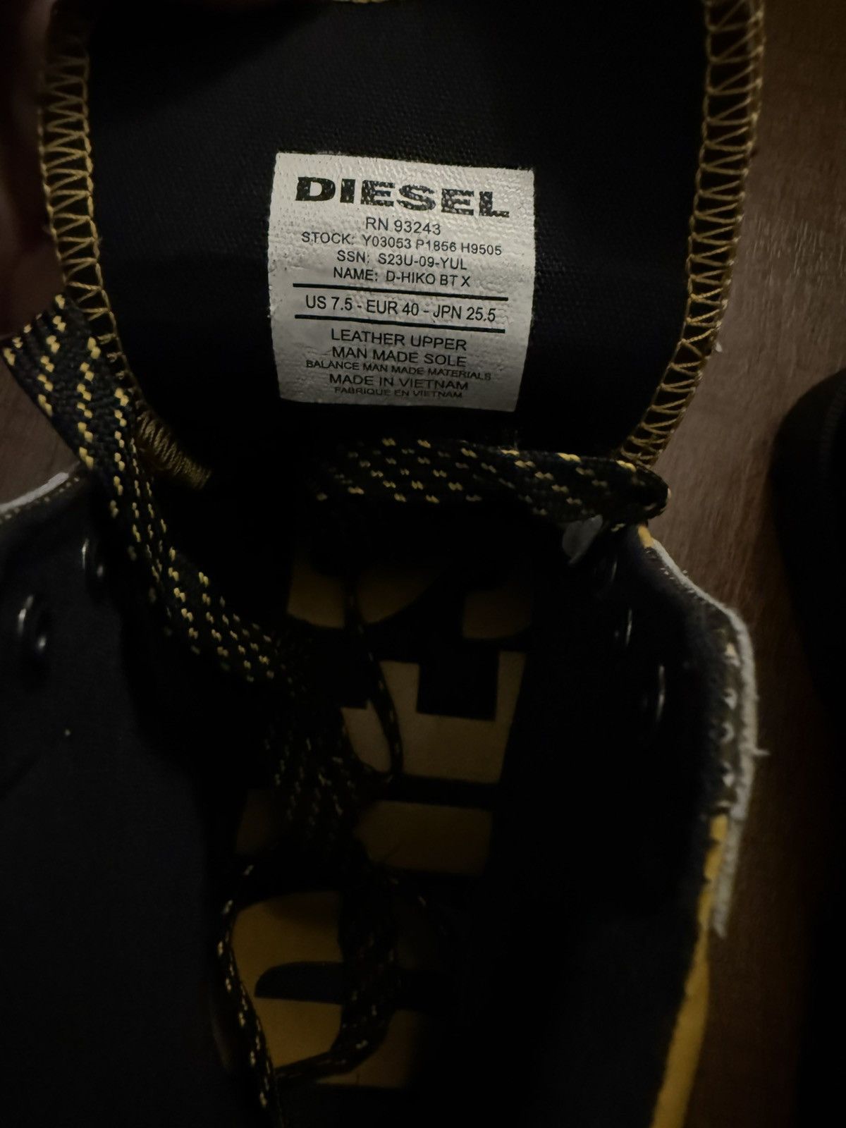 Diesel Diesel D-Hiko BT X Combat Boots Size US 8 / EU 41 - 7 Thumbnail