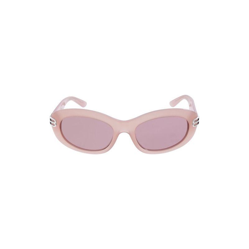 Balenciaga o1tr1nto0426 Size: OS / Casino Round Sunglasses Milky Pink Size ONE SIZE - 1 Thumbnail