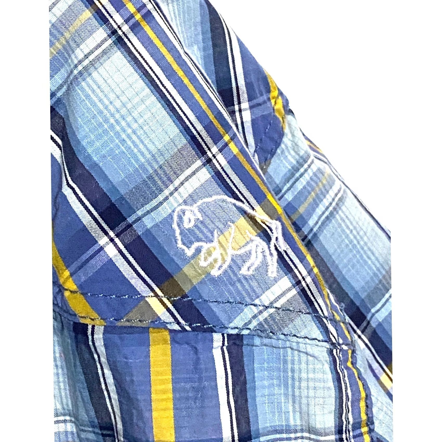 Buffalo David Bitton VINTAGE Buffalo David Bitton Twilight 2 Pocket Plaid Button Shirt 4XL Casual Western NWT Size US XXL / EU 58 / 5 - 7 Thumbnail