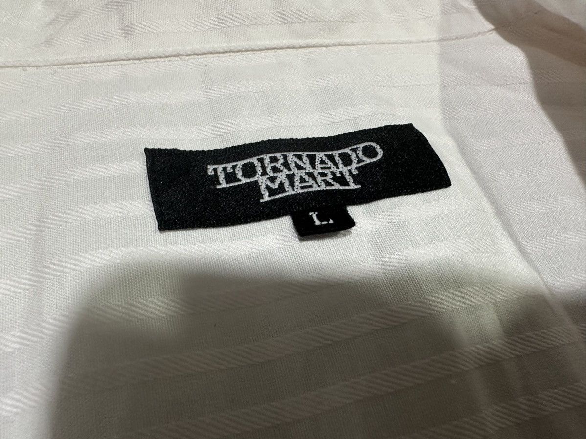 Tornado Mart 🔥Sick Y2K Tornado Mart Striped Shirt Open Collar Long Sleeve Size US L / EU 52-54 / 3 - 3 Thumbnail