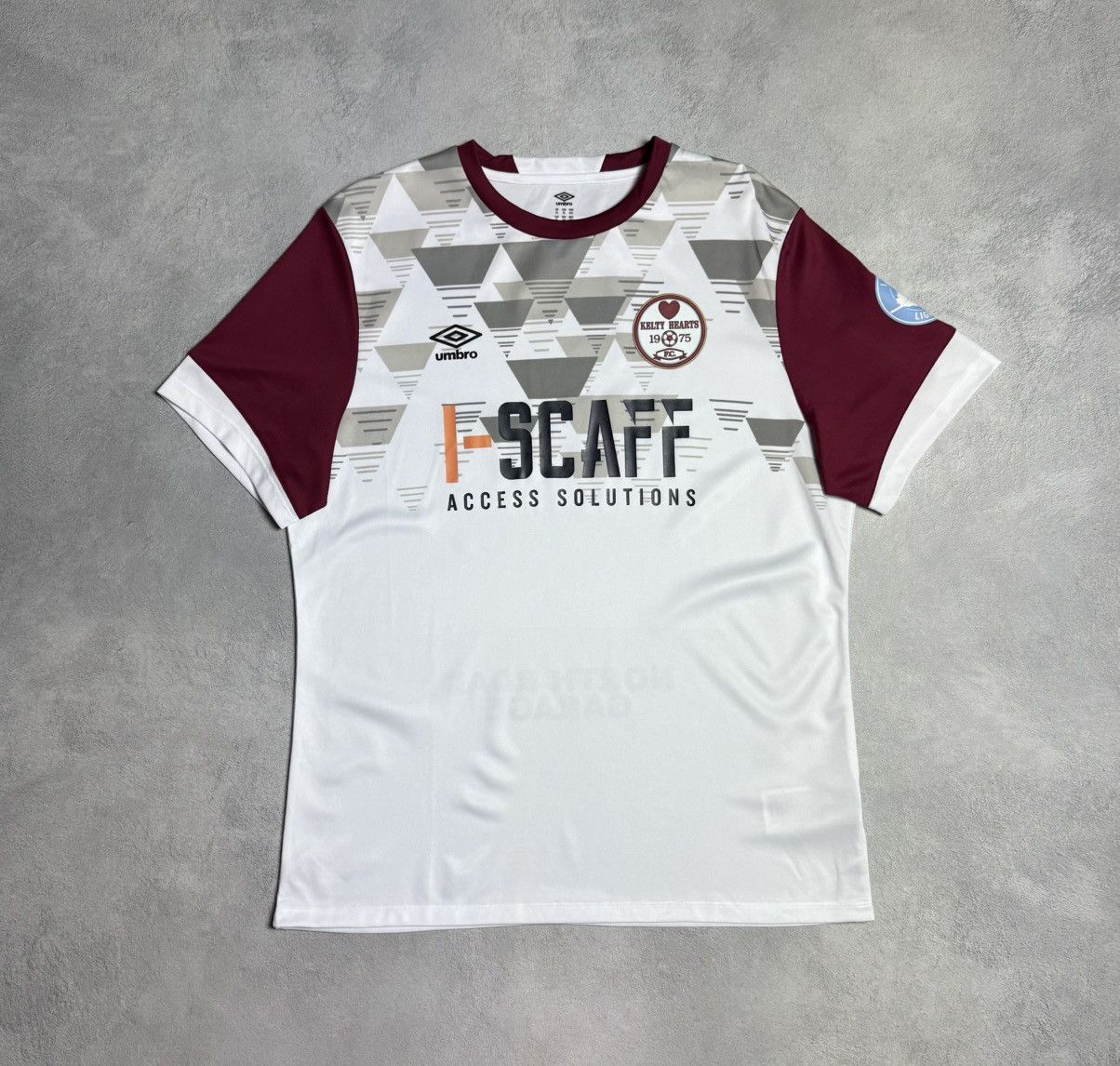 Umbro Kelty Hearts 2023 2024 Away Shirt Soccer Jersey Umbro Size US XL / EU 56 / 4 - 1 Thumbnail