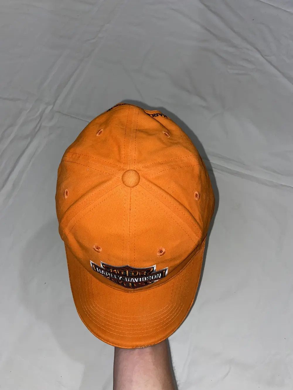 Harley Davidson VINTAGE RACING HARLEY DAVIDSON MOTO DAD HAT CAP Y2K BIKER Size ONE SIZE - 3 Thumbnail
