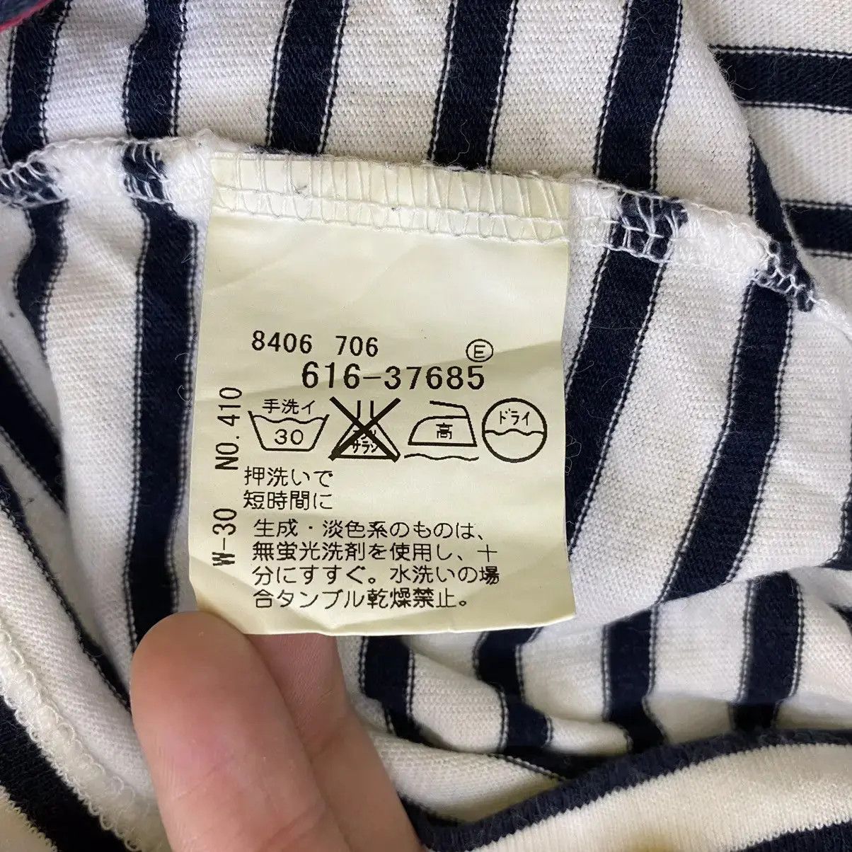 Takeo Kikuchi Vintage TAKEO KIKUCHI JAPAN Striped Pocket Polo Tee Shirt TK Size US M / EU 48-50 / 2 - 6 Thumbnail
