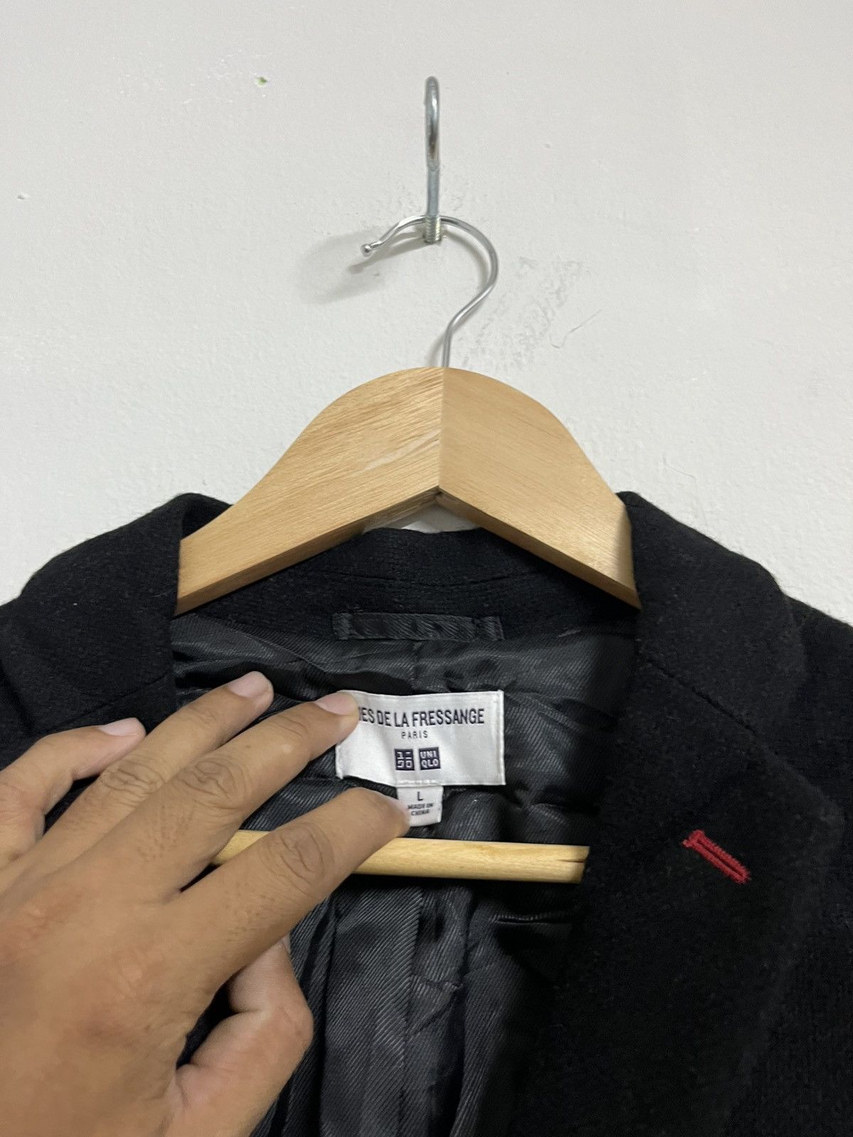 Marni 💥Uniqlo X Ines De La Fressance Wool Balck Long Jackets Size L / US 10 / IT 46 - 4 Thumbnail