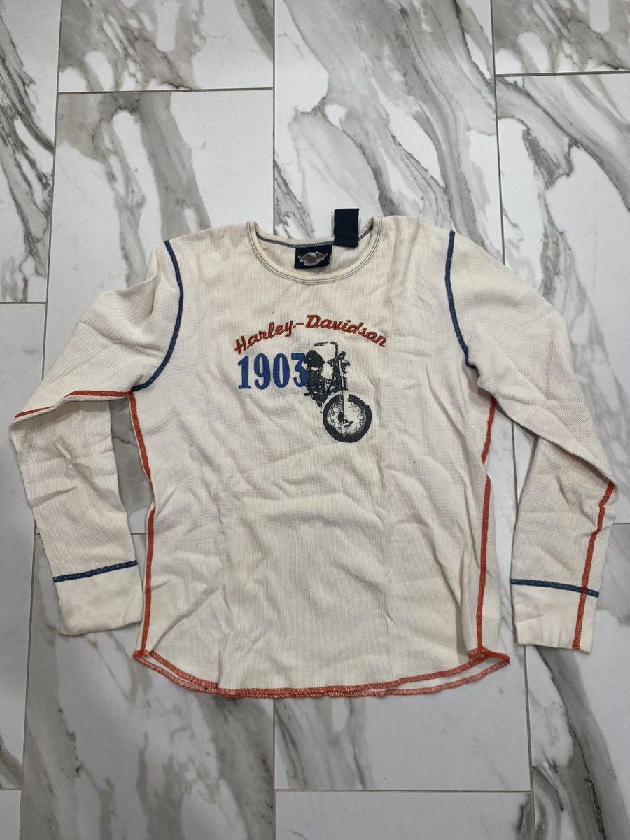 Harley Davidson × Vintage Vintage Harley Davidson Tee Size XL / US 12-14 / IT 48-50 - 1 Thumbnail