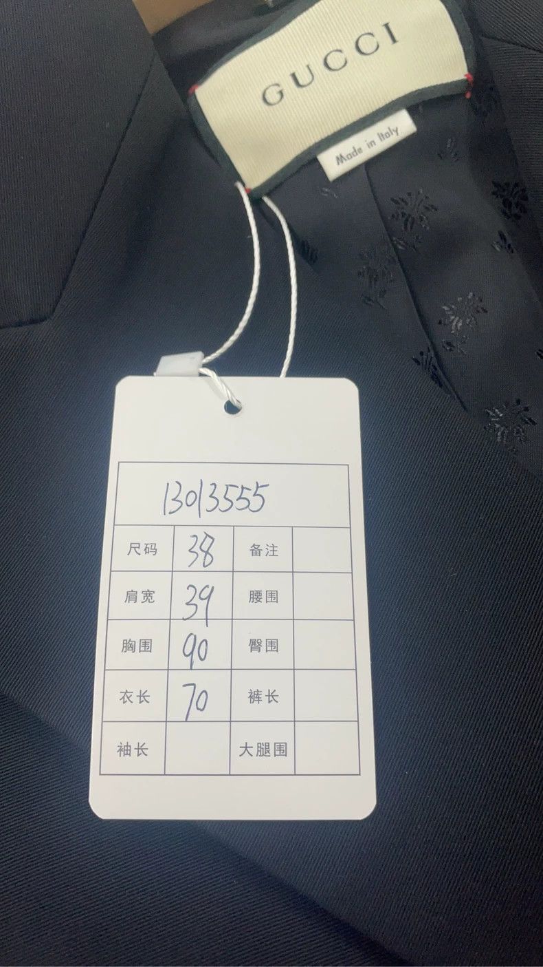 Gucci Gucci Black suit jacket 2504-Nextarrow Size XS / US 0-2 / IT 36-38 - 6 Thumbnail
