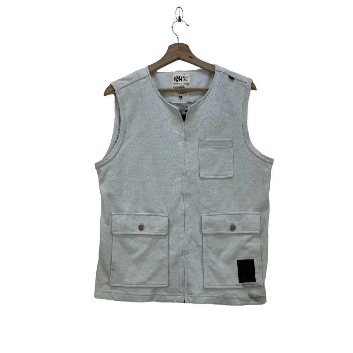 Japanese Brand Kansai Yamamoto Homme Vest Jacket Size US M / EU 48-50 / 2 - 1 Thumbnail