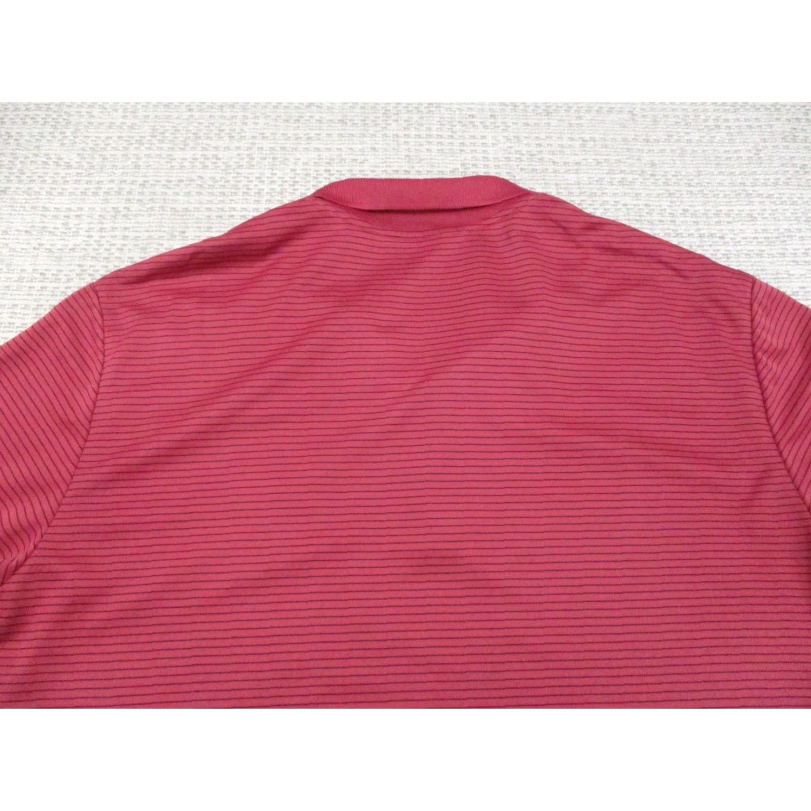 Adidas Adidas Polo Shirt Mens XL Red Striped Coldwater Golf Club Golf Performance Polo Shirt Size US XL / EU 56 / 4 - 6 Thumbnail