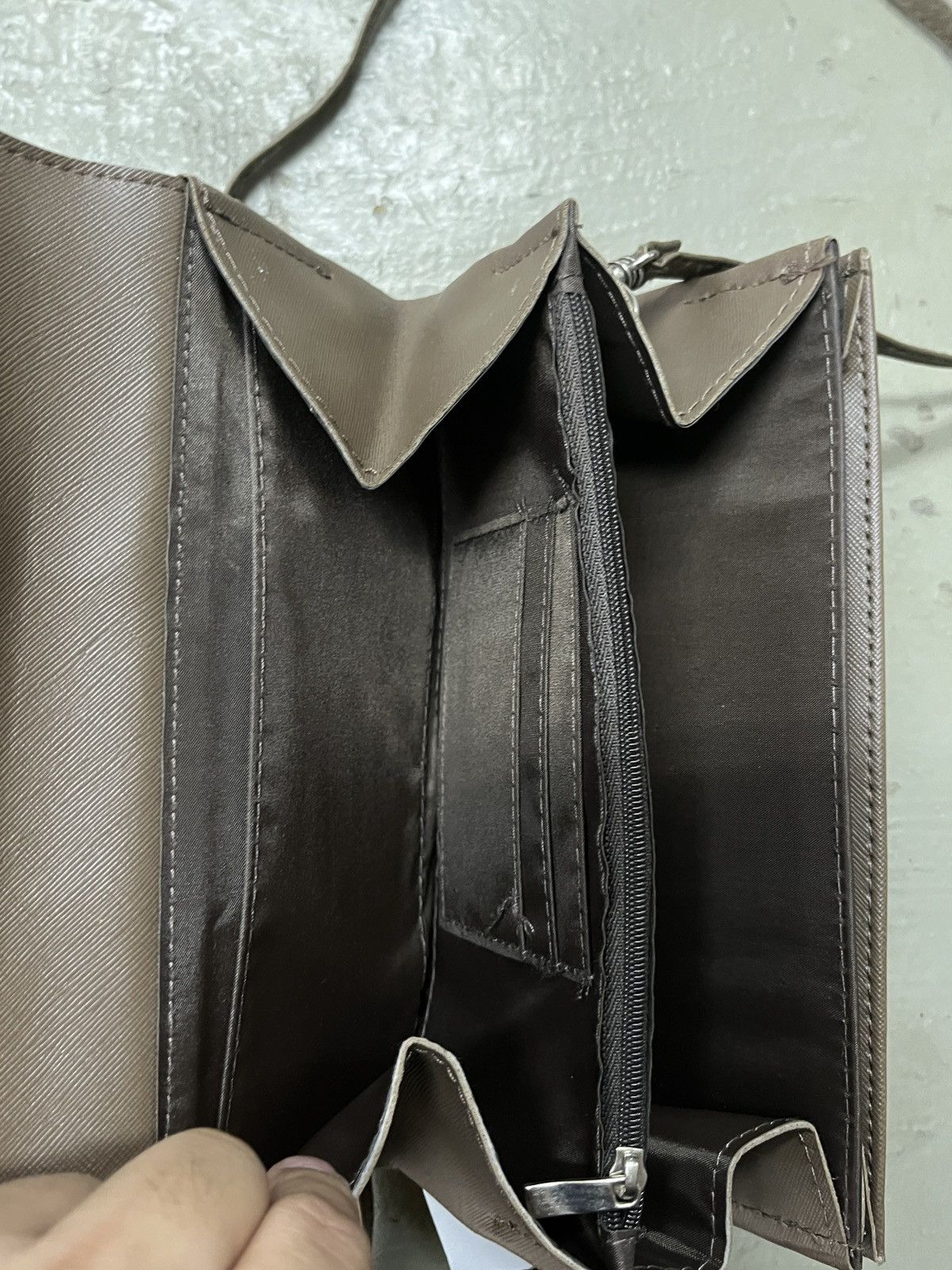 CABANE de ZUCCa × Issey Miyake × Japanese Brand Issey Miyake Cabana De Zucca long sling bag/purse Size ONE SIZE - 7 Thumbnail