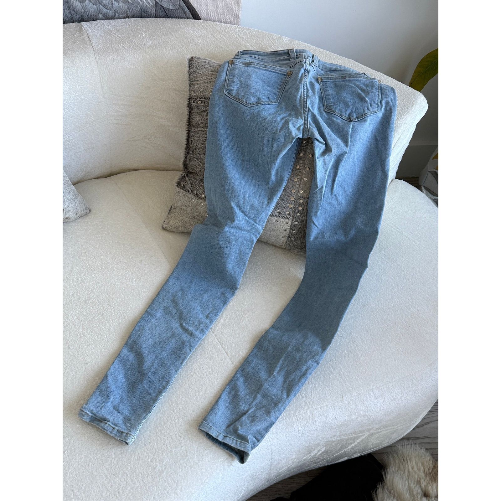 American Apparel American Apparel Skinny Denim Blue Jeans 24 Size 24" / US 00 / IT 34 - 5 Thumbnail