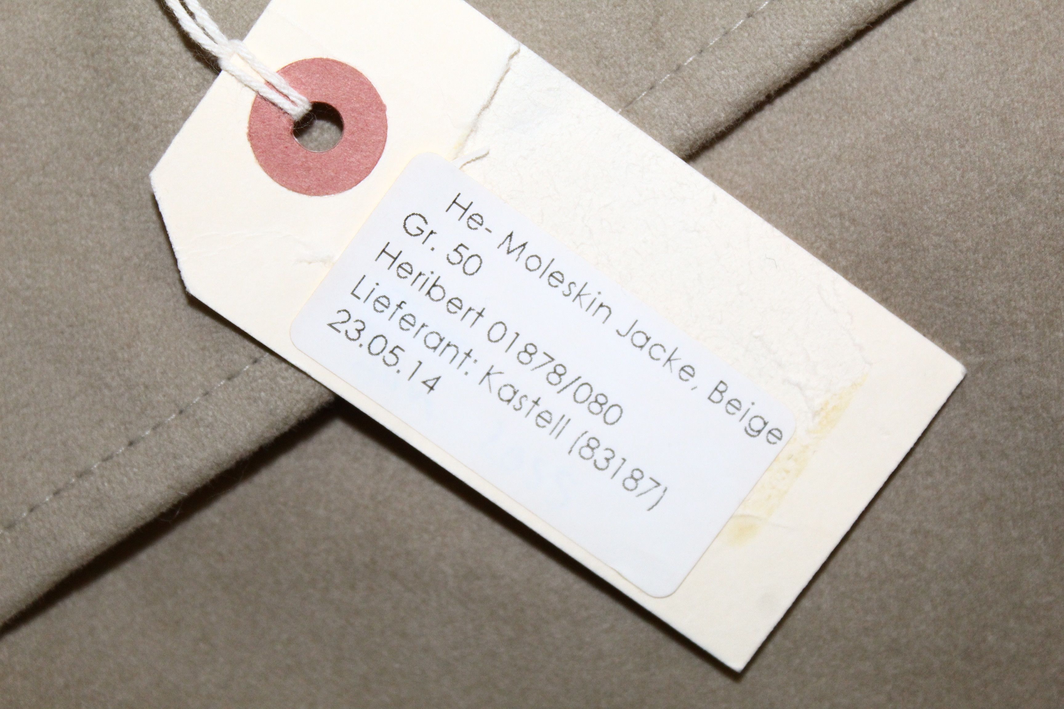 Moleskine Manufactum x Kastell mod.-Heribert Moleskine Camel Jacket Size US M / EU 48-50 / 2 - 15 Thumbnail