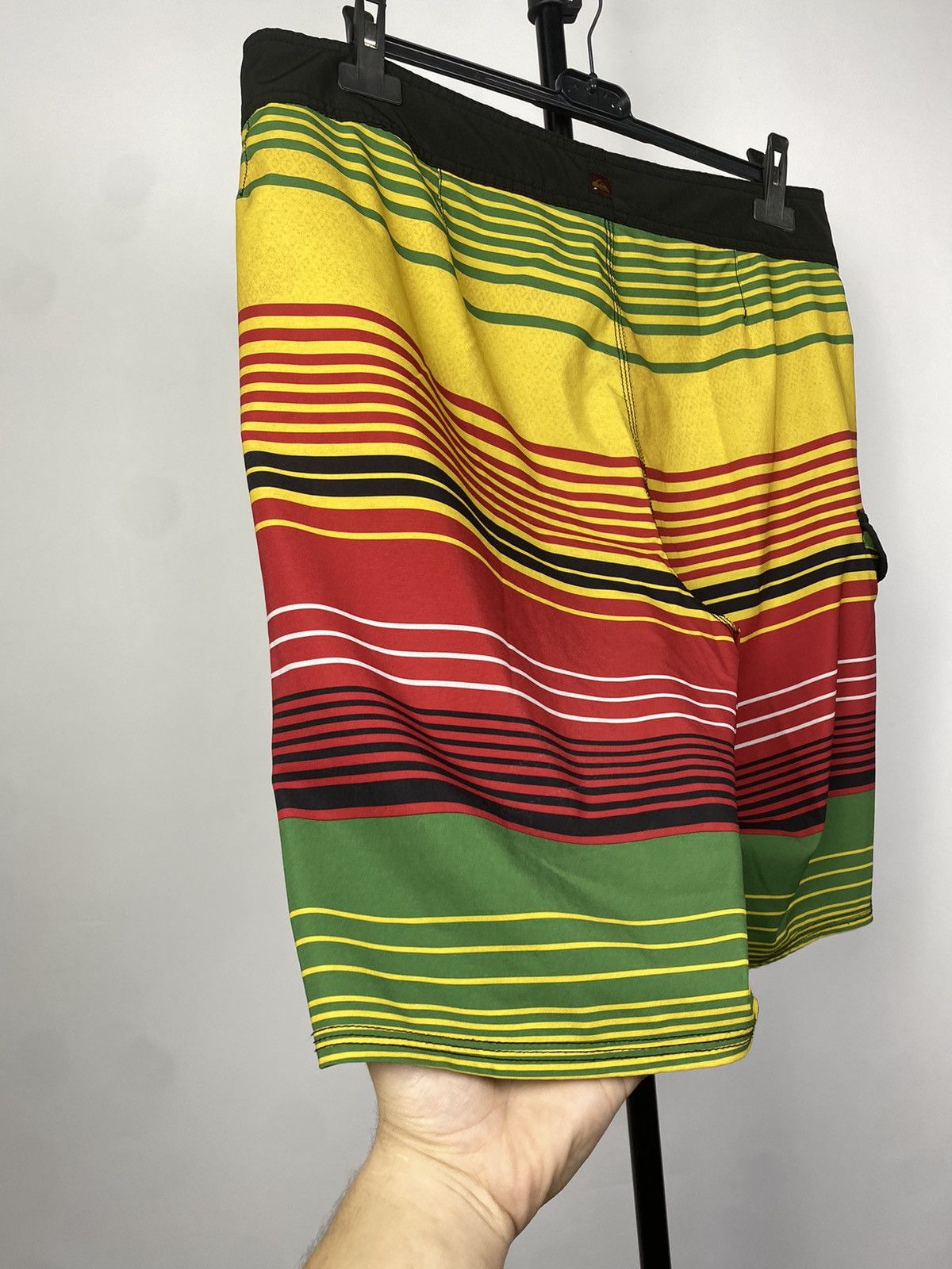 Quicksilver × Quiksilver × Vintage Rare Vintage Quiksilver Logo Nylon Shorts Y2K Size US 36 / EU 52 - 8 Thumbnail