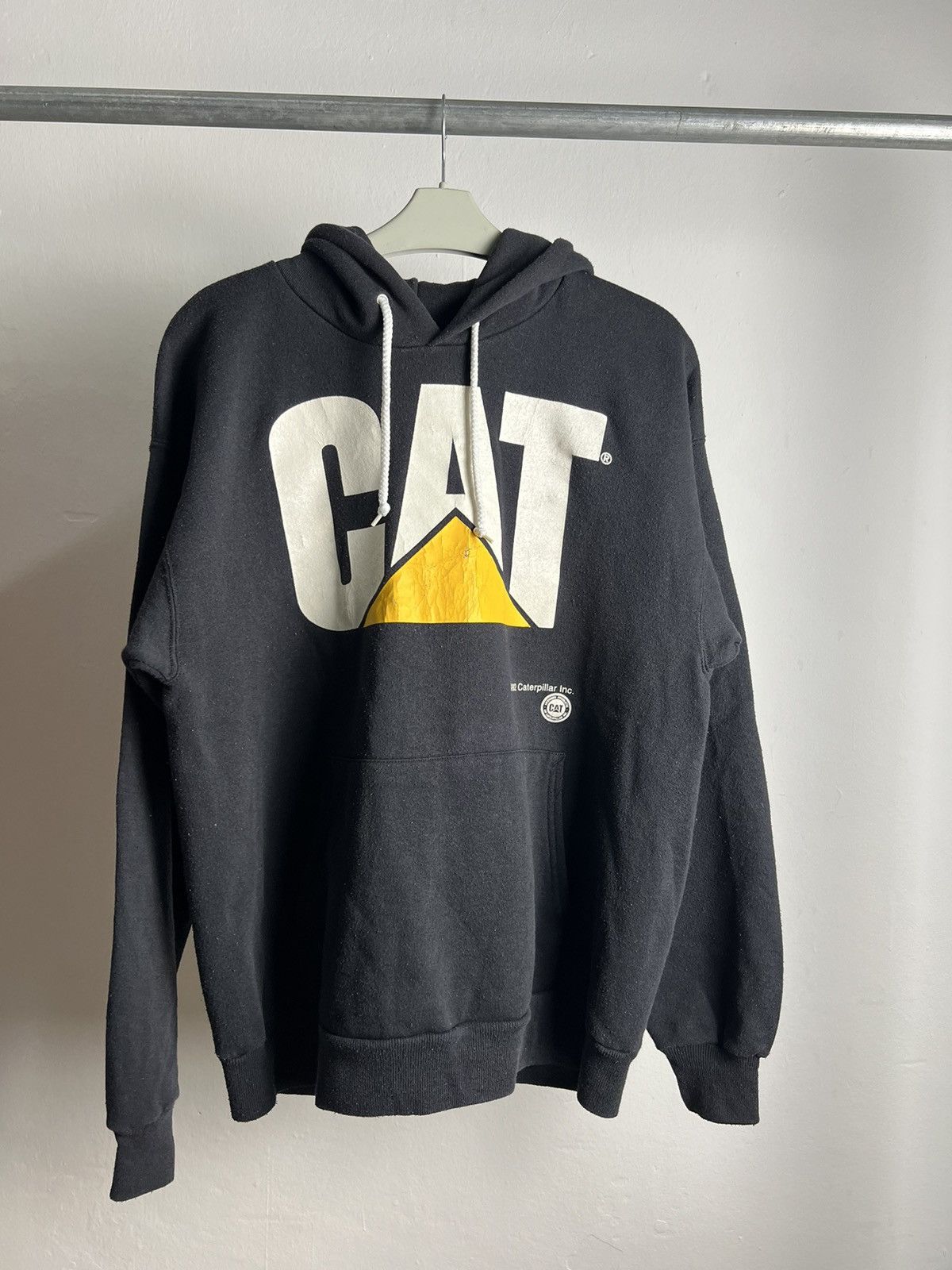 Caterpillar × Vintage 92' Vintage Caterpillar OG Logo Pullover Hoodie Size US L / EU 52-54 / 3 - 1 Thumbnail