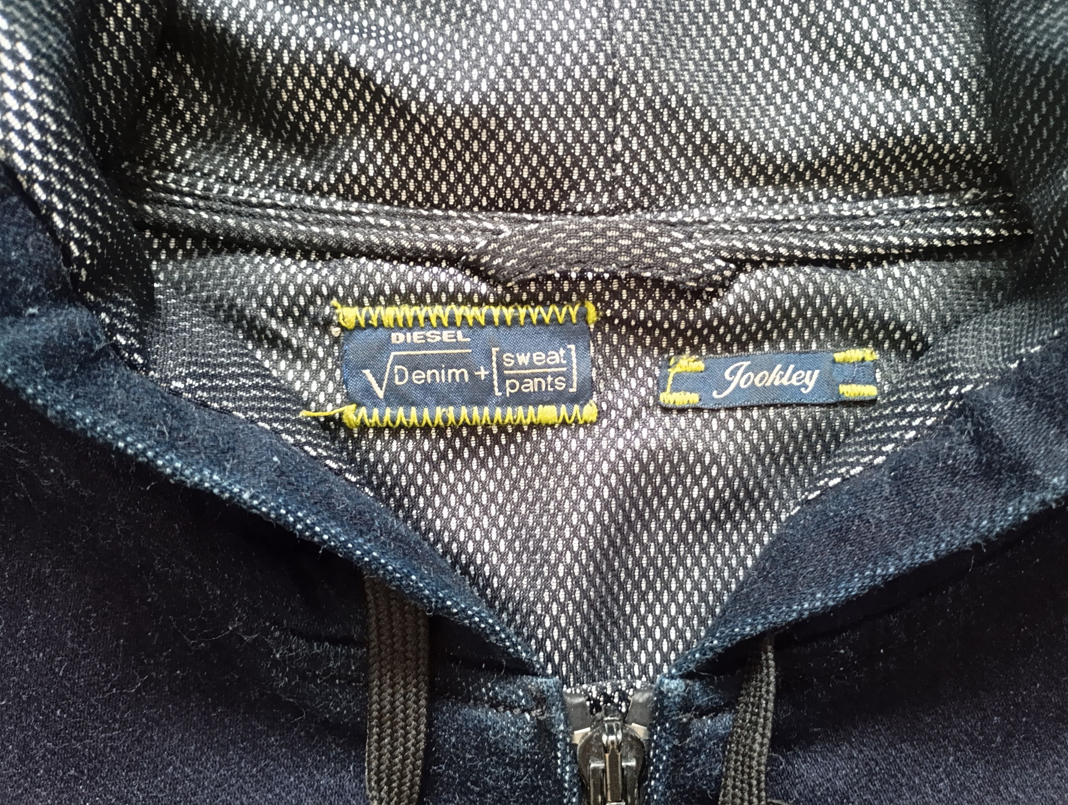 Diesel × Vintage Diesel Industry V Denim + Sweat Pants Light Hooded Jacket Size US M / EU 48-50 / 2 - 6 Thumbnail