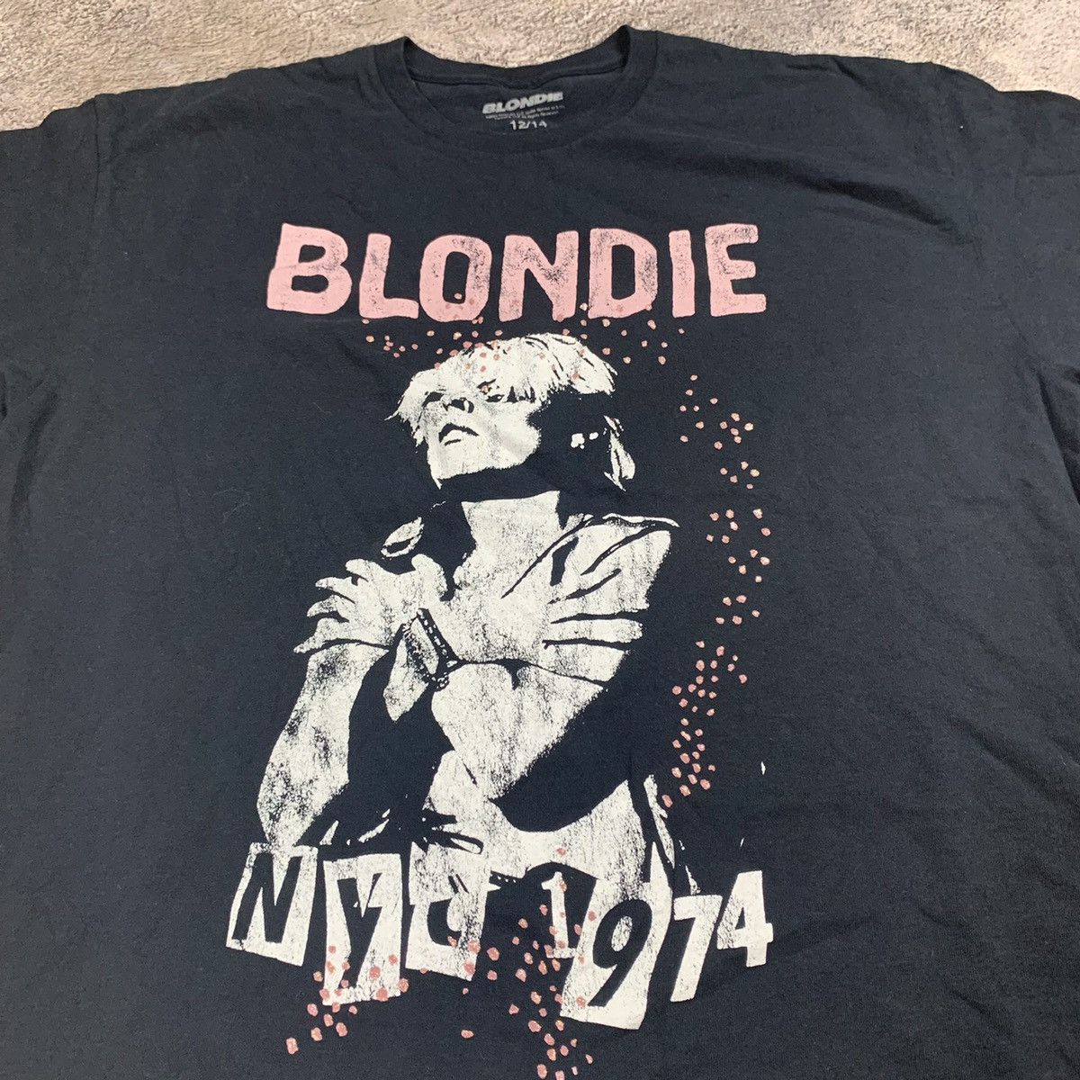 Vintage Vintage 90s Blondie Band Tee Graphic Punk Grunge Black M Size US M / EU 48-50 / 2 - 4 Thumbnail