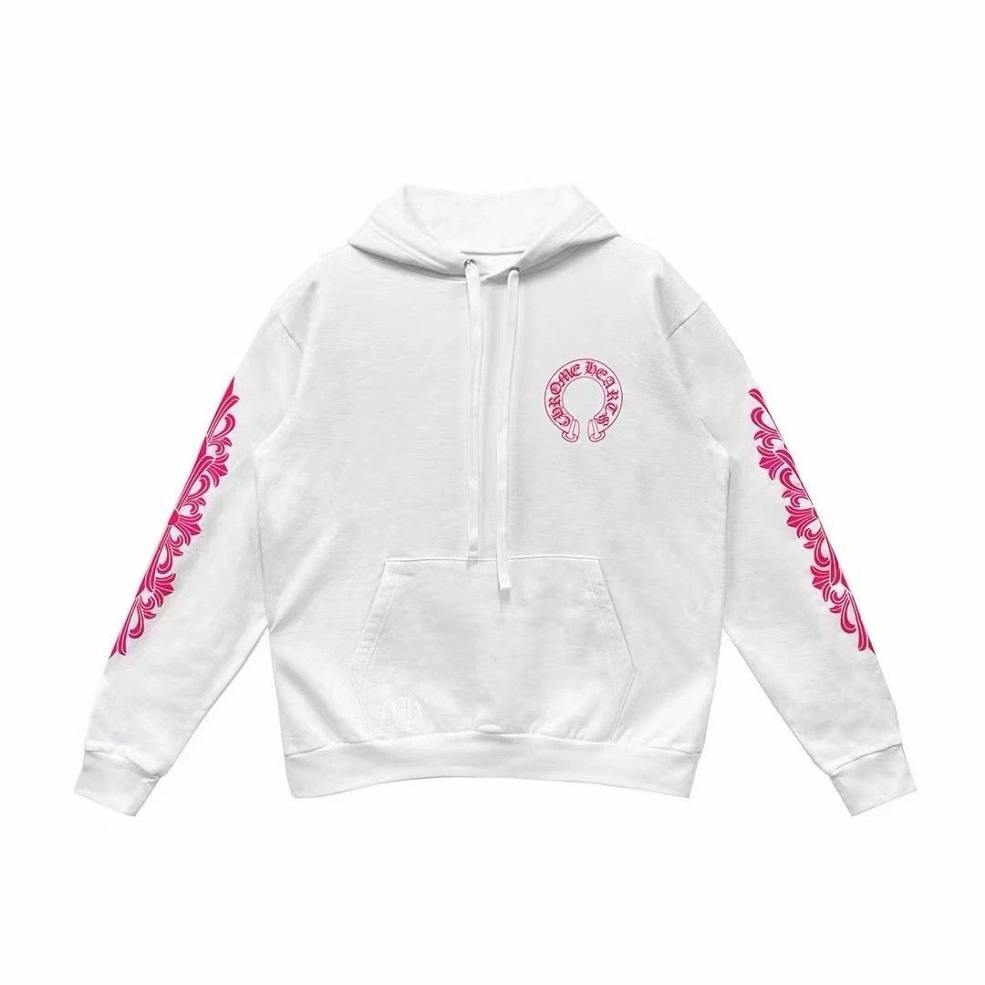 Chrome Hearts Chrome Hearts New White/Pink Horseshoe Hoodie Size US L / EU 52-54 / 3 - 1 Thumbnail