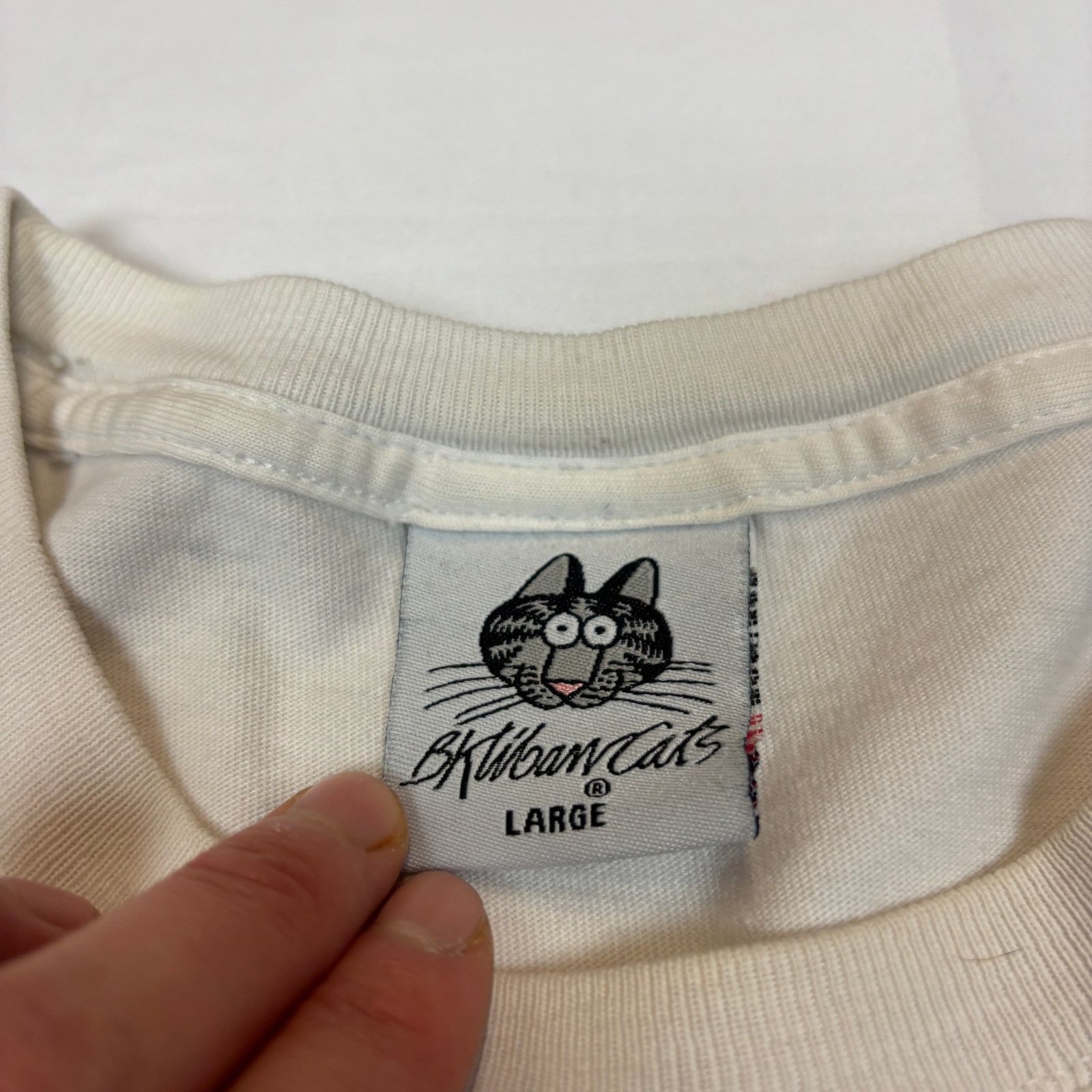 Vintage Vintage B Kliban Cats Hawaiian Islands Shirt Large 80s 90s Size US L / EU 52-54 / 3 - 5 Thumbnail
