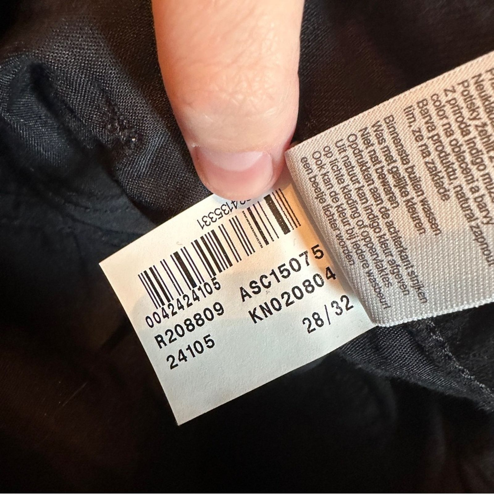 Mavi Mavi James Skinny Mid Rise Jeans in Black Brooklyn NEW Size US 28 / EU 44 - 9 Thumbnail