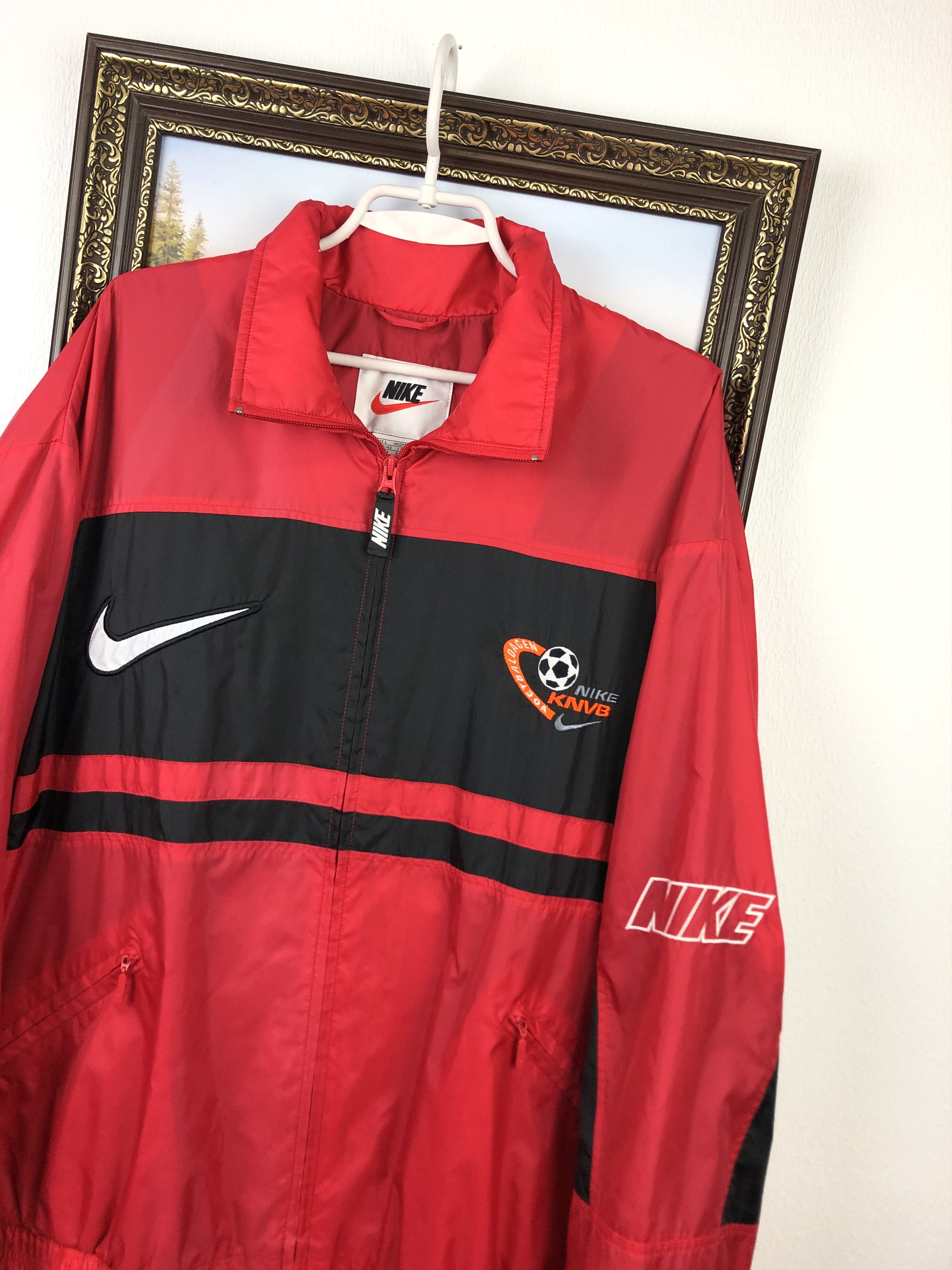Nike Vintage Nike Netherlands Holland Jacket Soccer Windbreaker Size US L / EU 52-54 / 3 - 4 Thumbnail