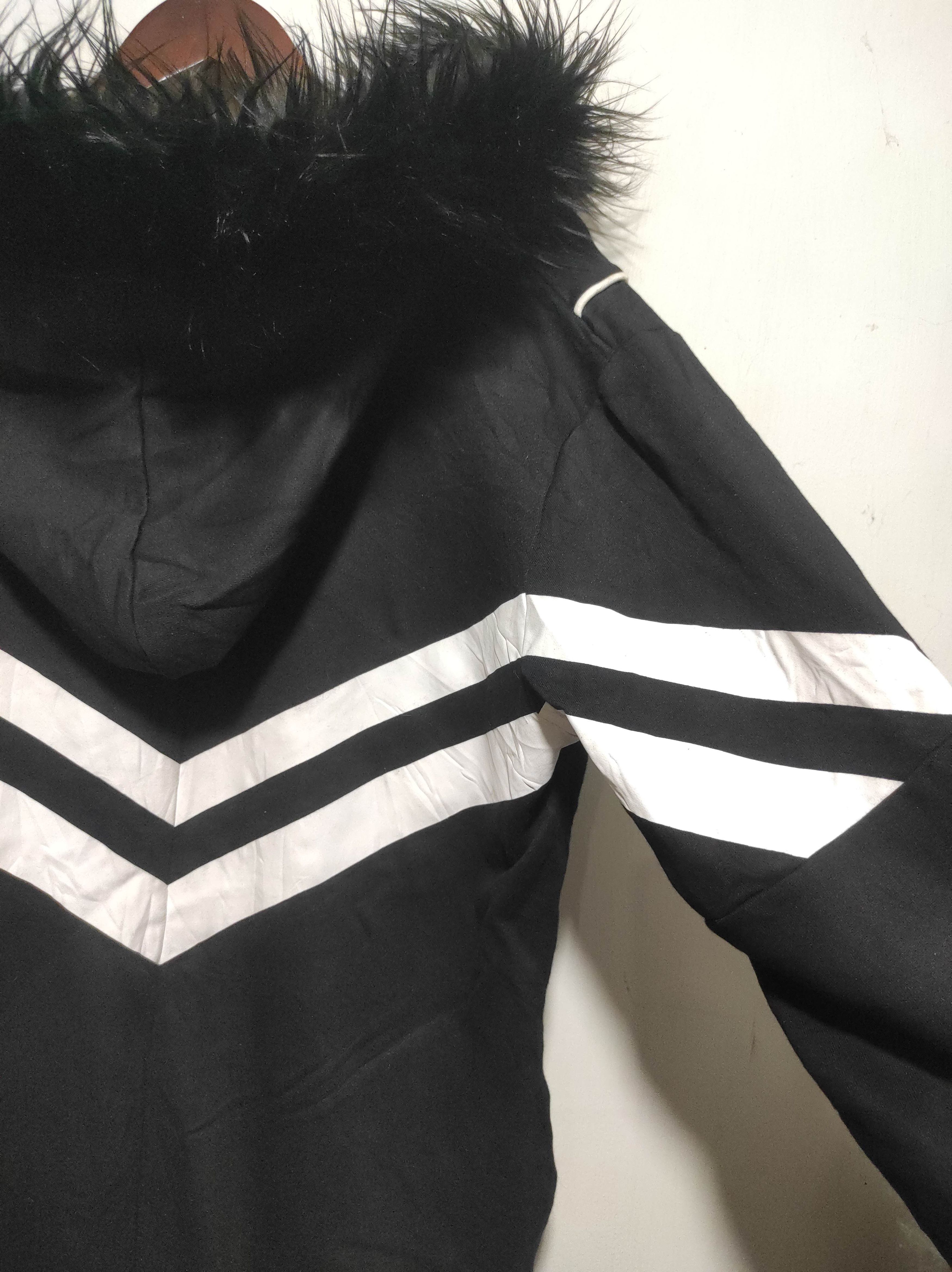 If Six Was Nine Unknow Black white Zipper Fur Hoodie LGB IfSixWasNine style Size US XL / EU 56 / 4 - 15 Thumbnail