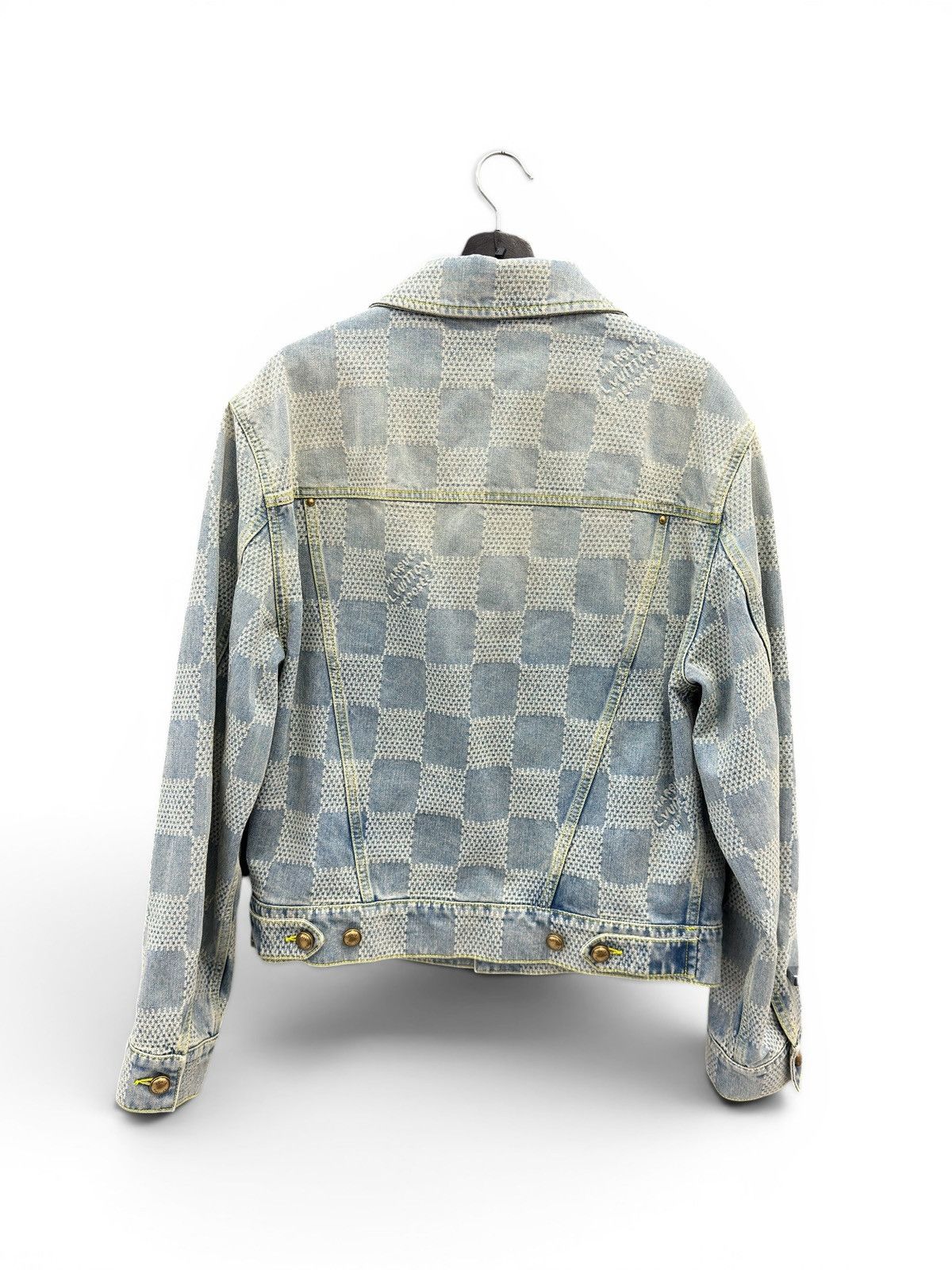 Louis Vuitton Louis Vuitton Blue Damier Jacket Size US M / EU 48-50 / 2 - 5 Thumbnail