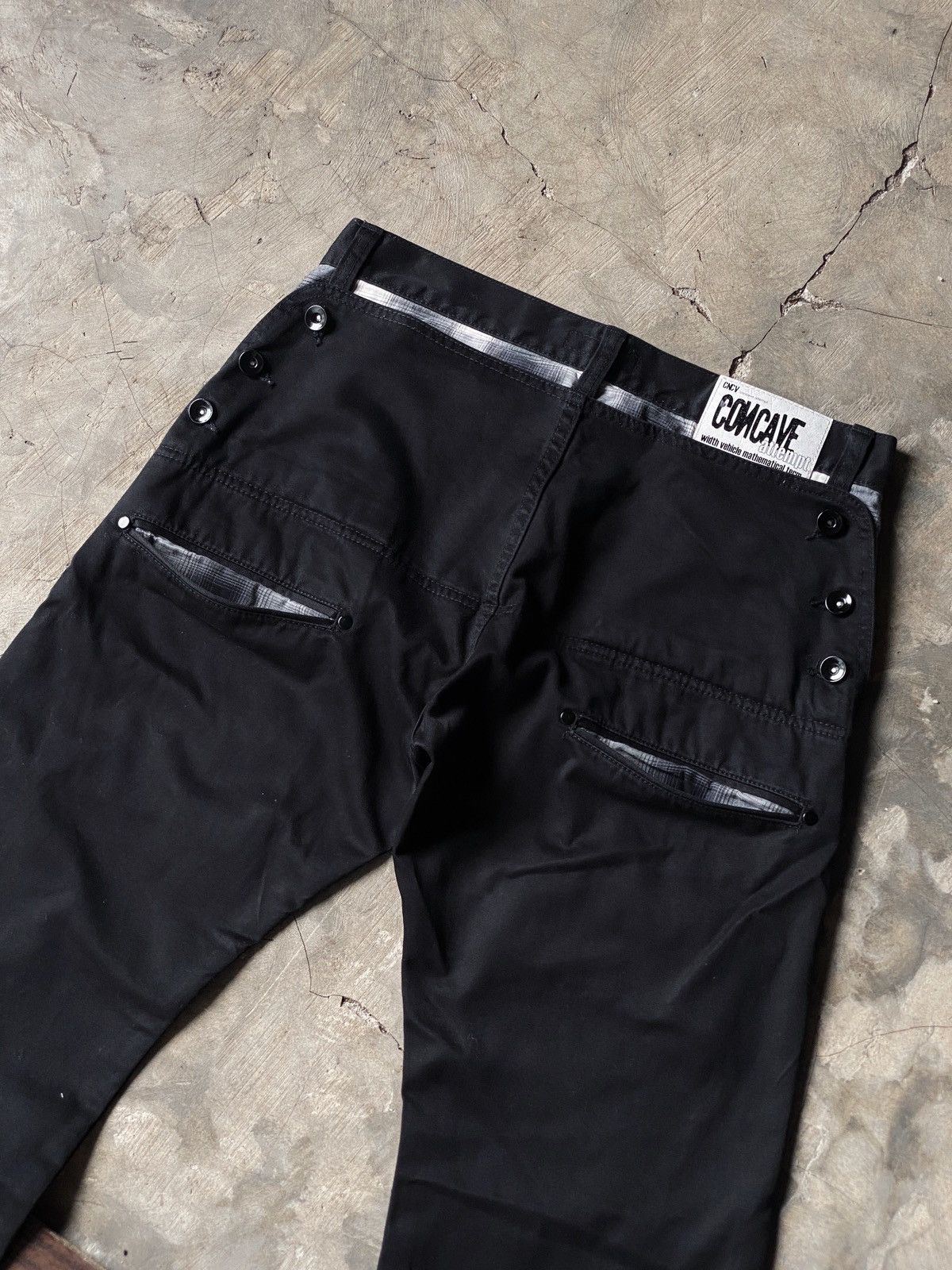 Japanese Brand 2000s CNCV Concave Attempt Japanese Brand Plaid Double Layer Size US 31 - 5 Thumbnail