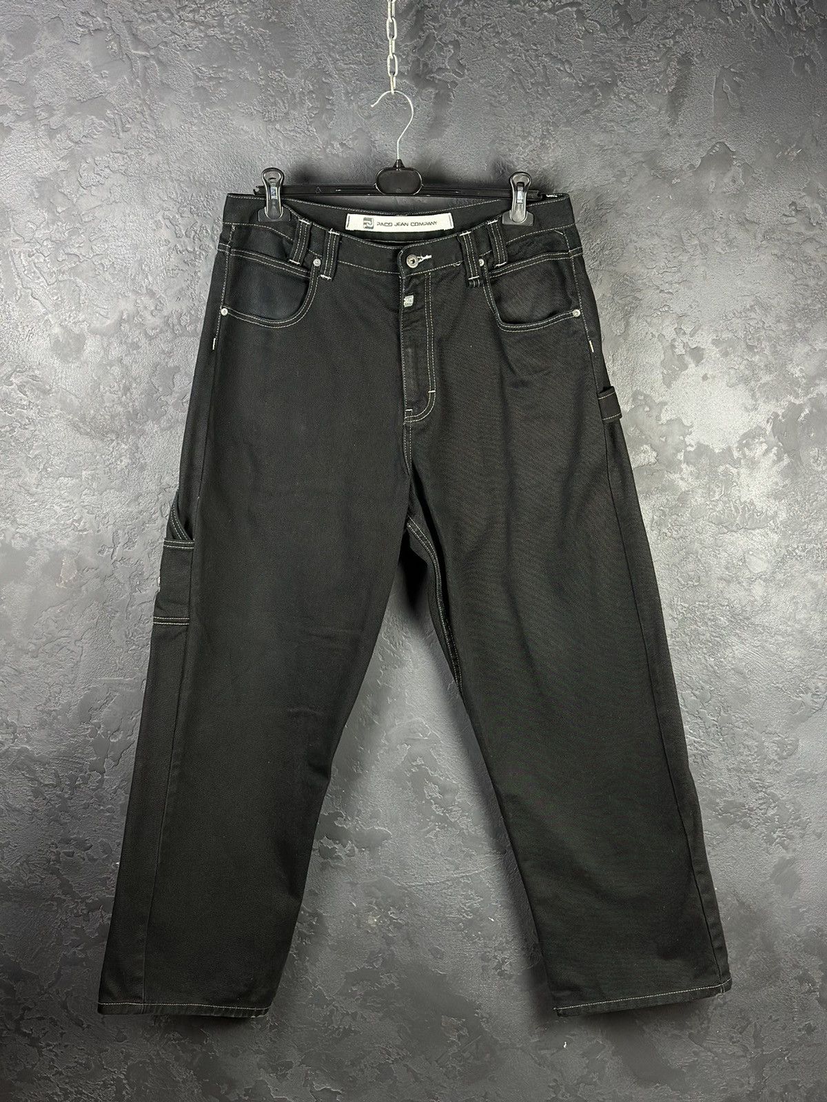 JNCO × Japanese Brand × Vintage Vintage Y2K Paco Baggy Wide Leg Jnco Style Cargo Jeans Size US 34 / EU 50 - 1 Thumbnail
