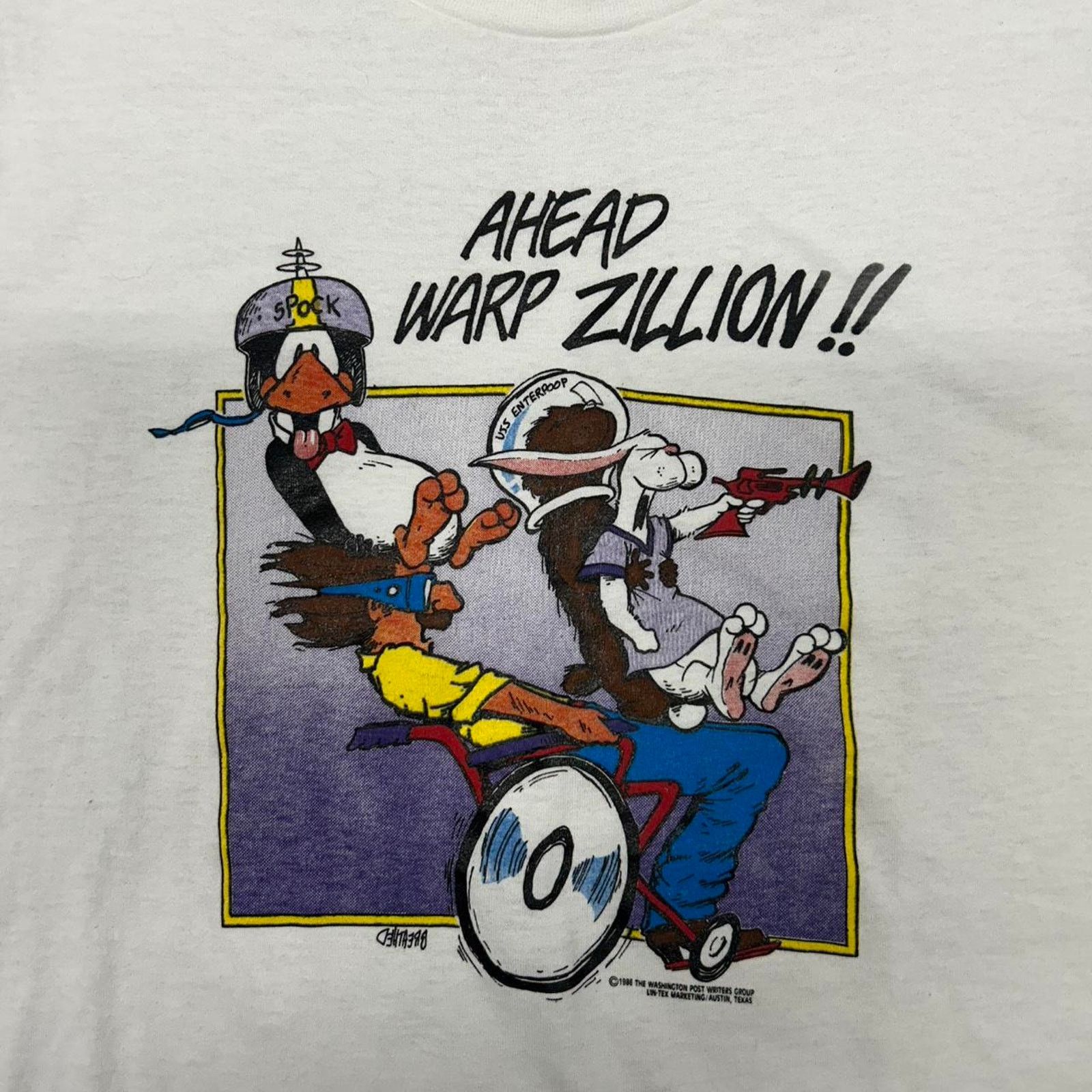 Other VTG 80s National Fifty-Fifty Ahead Warp Zillion comic tee Size US L / EU 52-54 / 3 - 2 Thumbnail