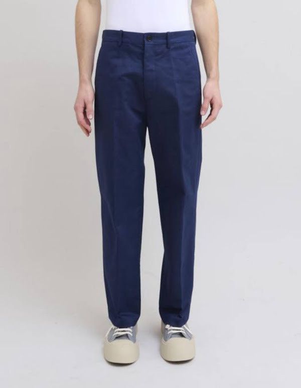 Marni o1w1db10326 Pant in Nevy Blue Size US 30 / EU 46 - 1 Thumbnail