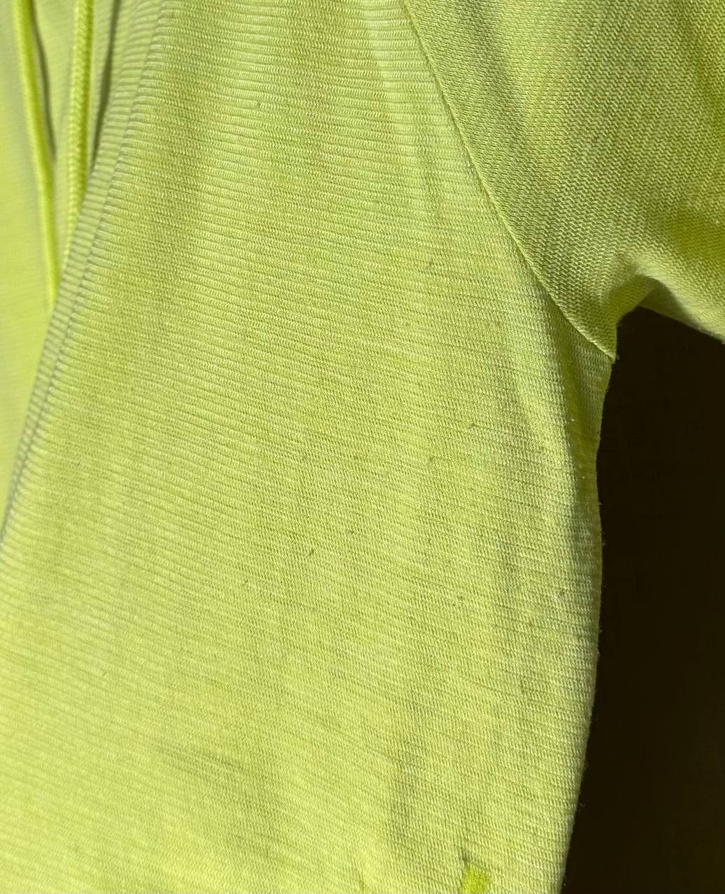 Adidas × Stella McCartney Adidas by Stella McCartney T-shirt 1/2 zip green wool mixed Size S / US 4 / IT 40 - 6 Thumbnail