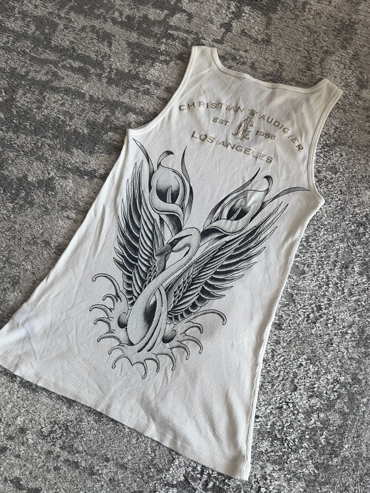 Christian Audigier Vintage Y2K Ed Hardy by Christian Audigier tank top tee Size S / US 4 / IT 40 - 4 Thumbnail