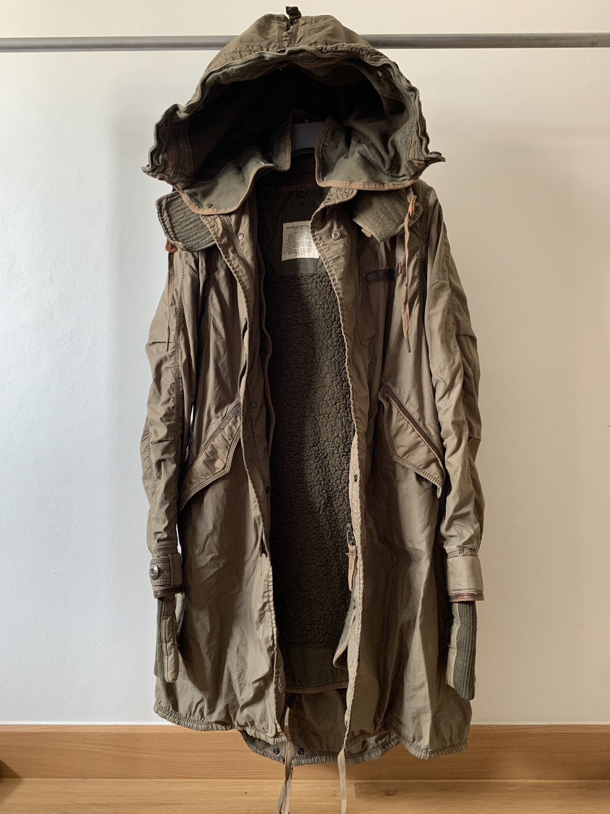 GOA Japanese Military Hooded Parka Fur Lined Archive Jacket
