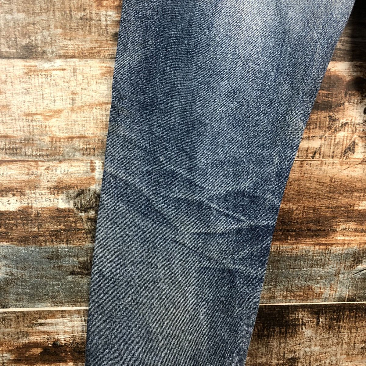 Levi's D Levis 504 Big E selvedge Distressed Denim Pants #A2579 Size US 29 - 21 Thumbnail