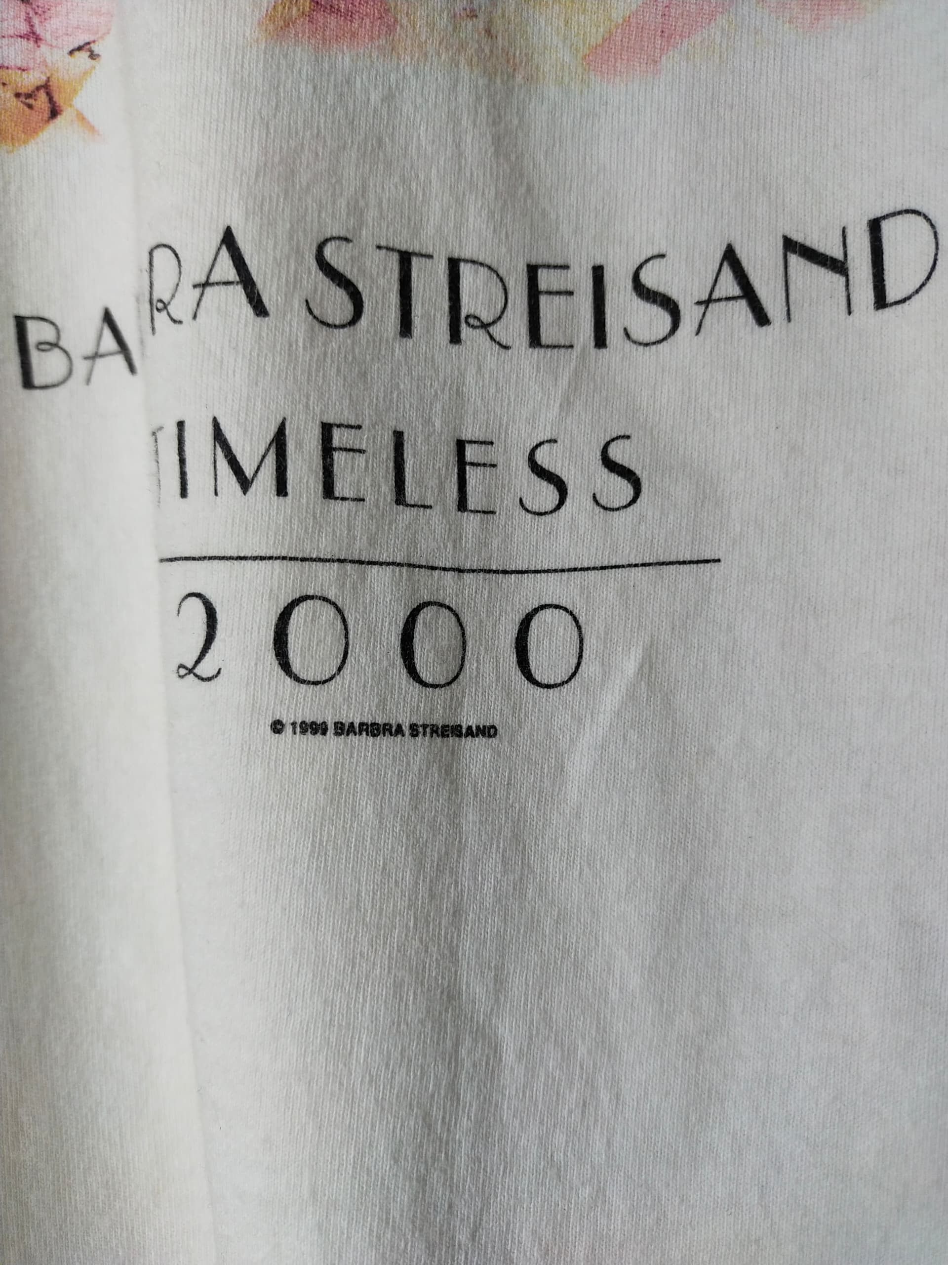 Band Tees Vintage 1999 Barbra Streisand Solo singer promo t shirt Size US XL / EU 56 / 4 - 5 Thumbnail