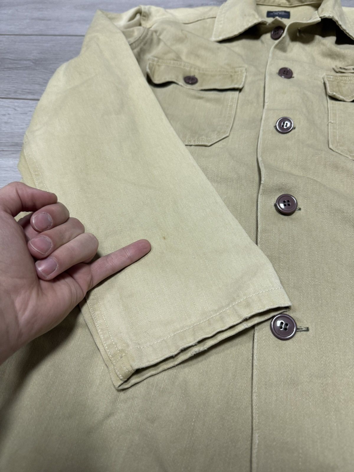 G-Star G star military thick cotton jacket buttons faded Size US L / EU 52-54 / 3 - 9 Thumbnail