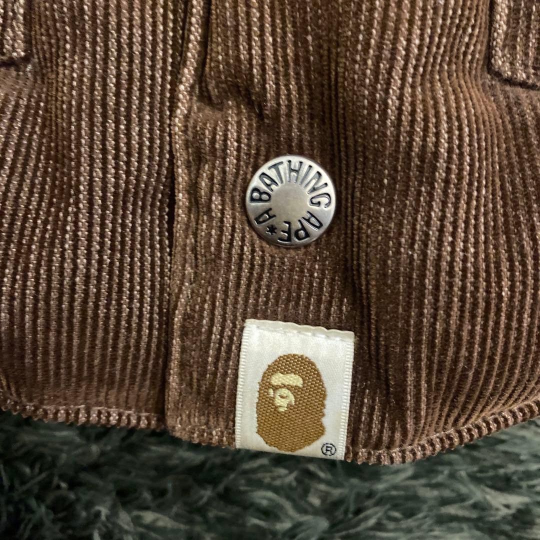 Bape Bape Corduroy Fur Collar Down Jacket Size US S / EU 44-46 / 1 - 3 Thumbnail