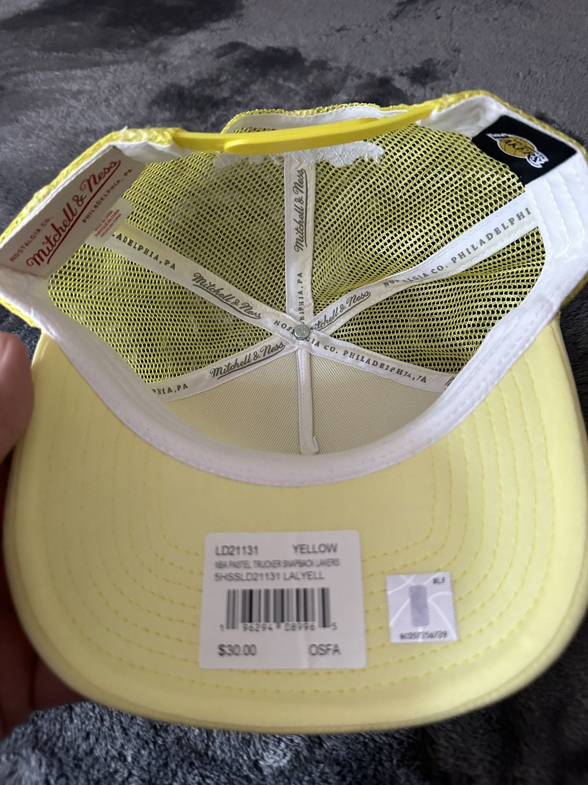 Mitchell & Ness Mitchell and Ness Los Angeles Lakers Hat Size ONE SIZE - 3 Thumbnail