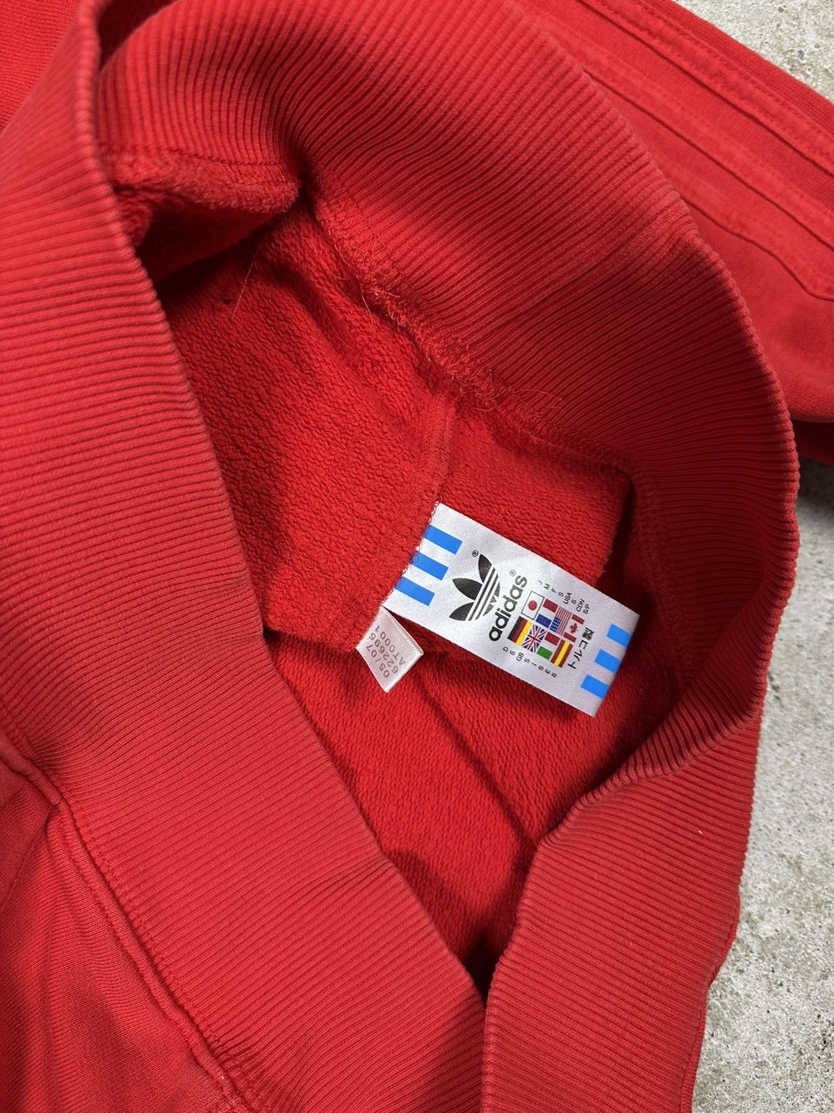 Adidas × Japanese Brand × Vintage Vintage Y2K Adidas Osaka Japan Red Hoodie Sweatshirt Size US S / EU 44-46 / 1 - 7 Thumbnail